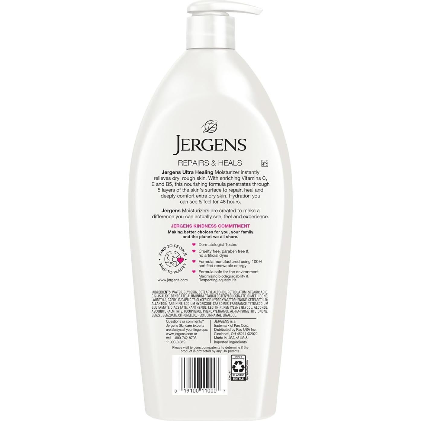 Loción Hidratante Jergens 946 ml para Piel Extra Seca