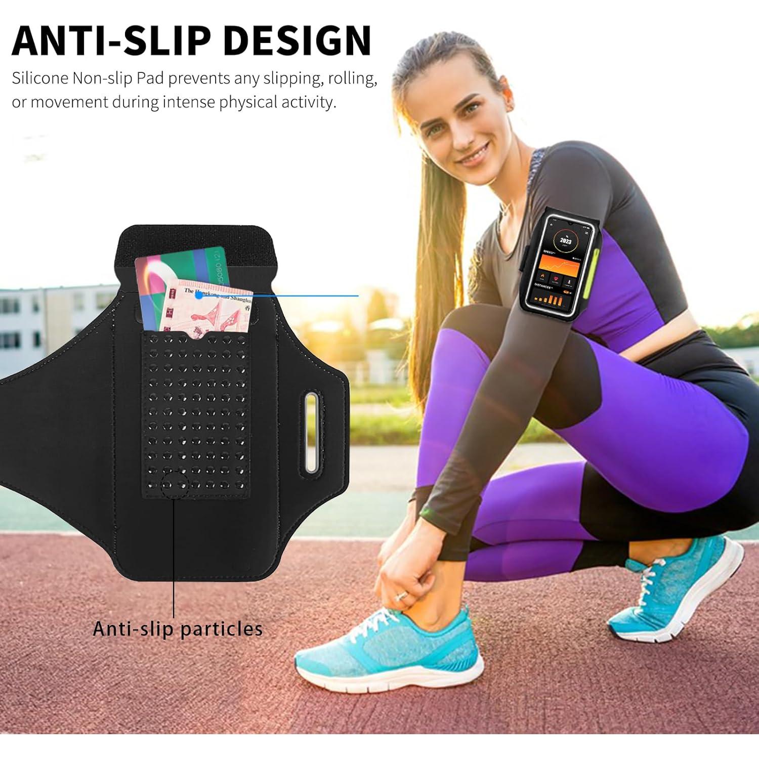 Banda de Correr HAISSKY con Soporte para Teléfono 6.7"