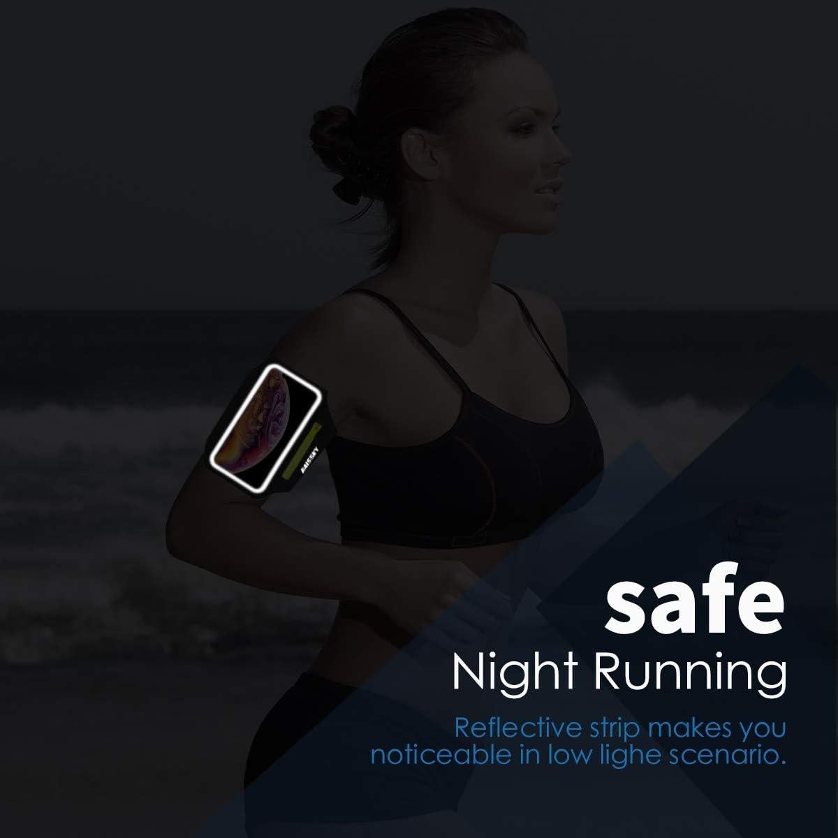 Banda de Correr HAISSKY con Soporte para Teléfono 6.7"