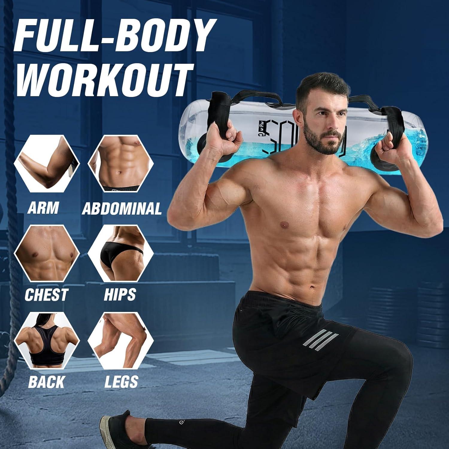 Bolsa de Agua Ajustable JIRTEMOT 15 KG para Entrenamiento