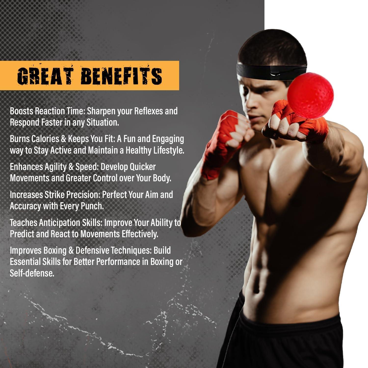 Bola de Boxeo Doohickey Box Buddy - Mejora Reflejos y Agilidad