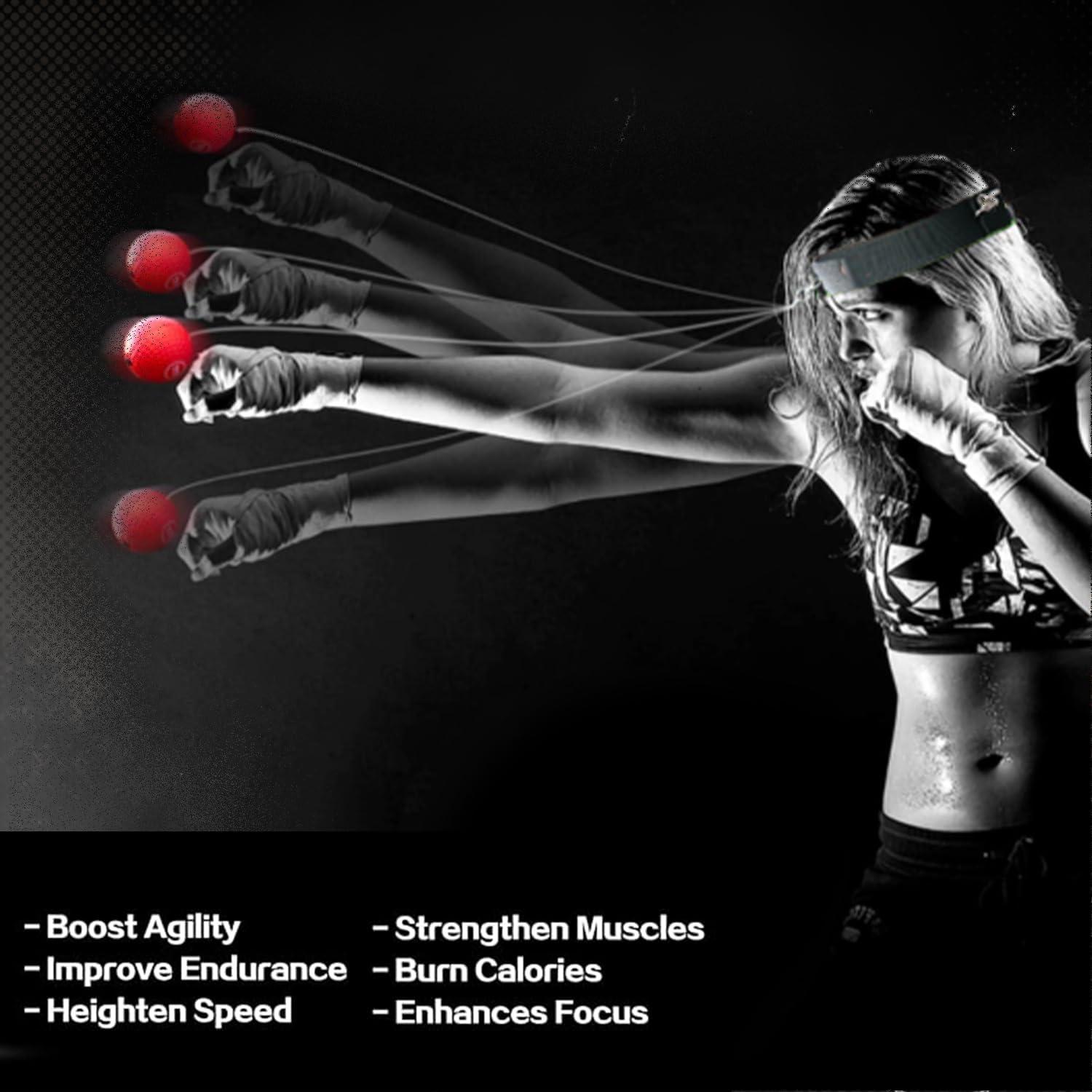 Bola de Boxeo Doohickey Box Buddy - Mejora Reflejos y Agilidad