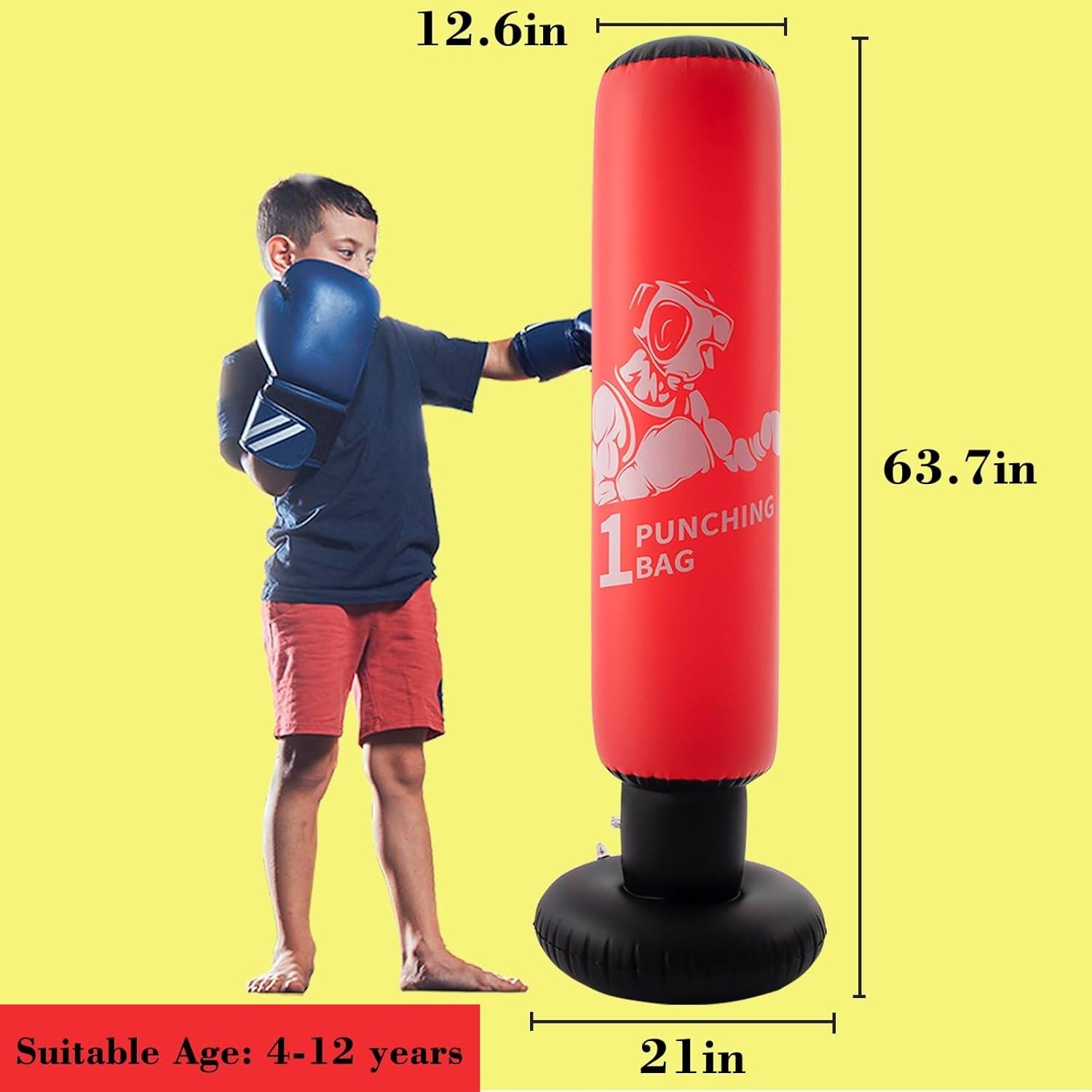 Bolsa de Boxeo Inflable DIMAR GARDEN 1.63m para Niños