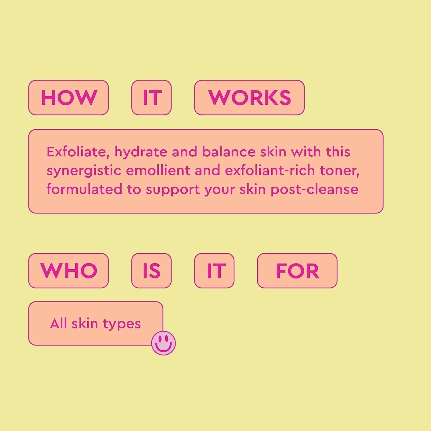 Tónico Iluminador BYOMA 150 ml - Hidratante y Exfoliante Suave