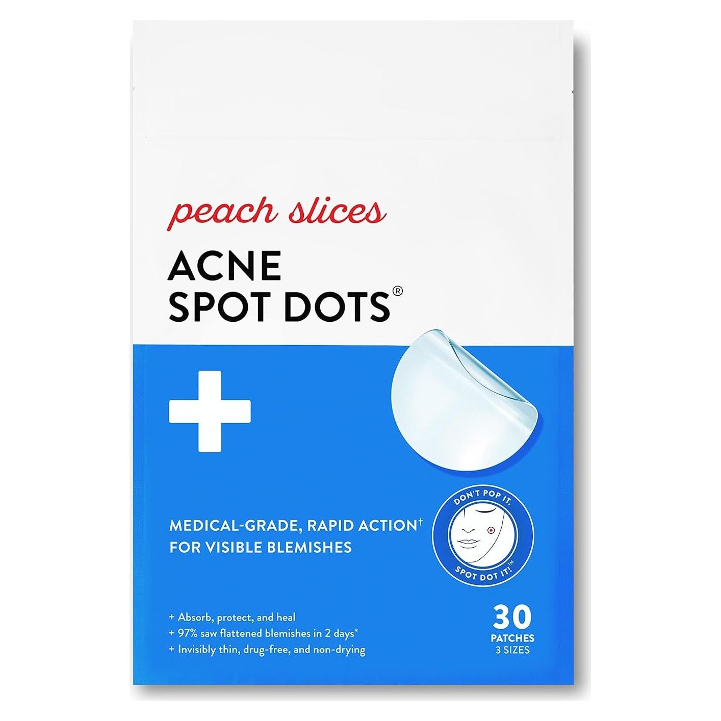 Parche Hidrocoloide Rodajas de Durazno 30 Ct para Acné