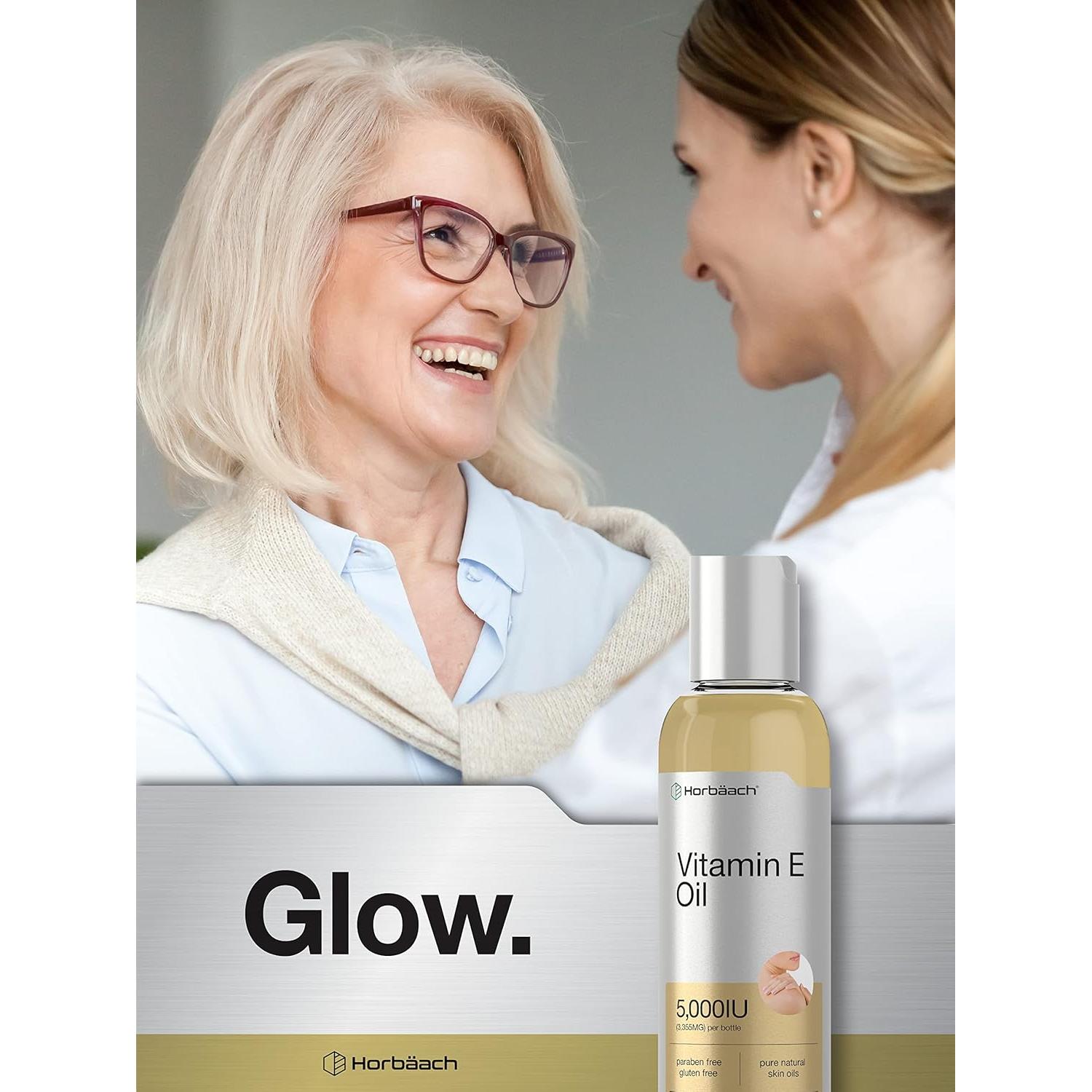 Aceite de Vitamina E Horbaach 5000 IU 236 ml Piel y Cabello