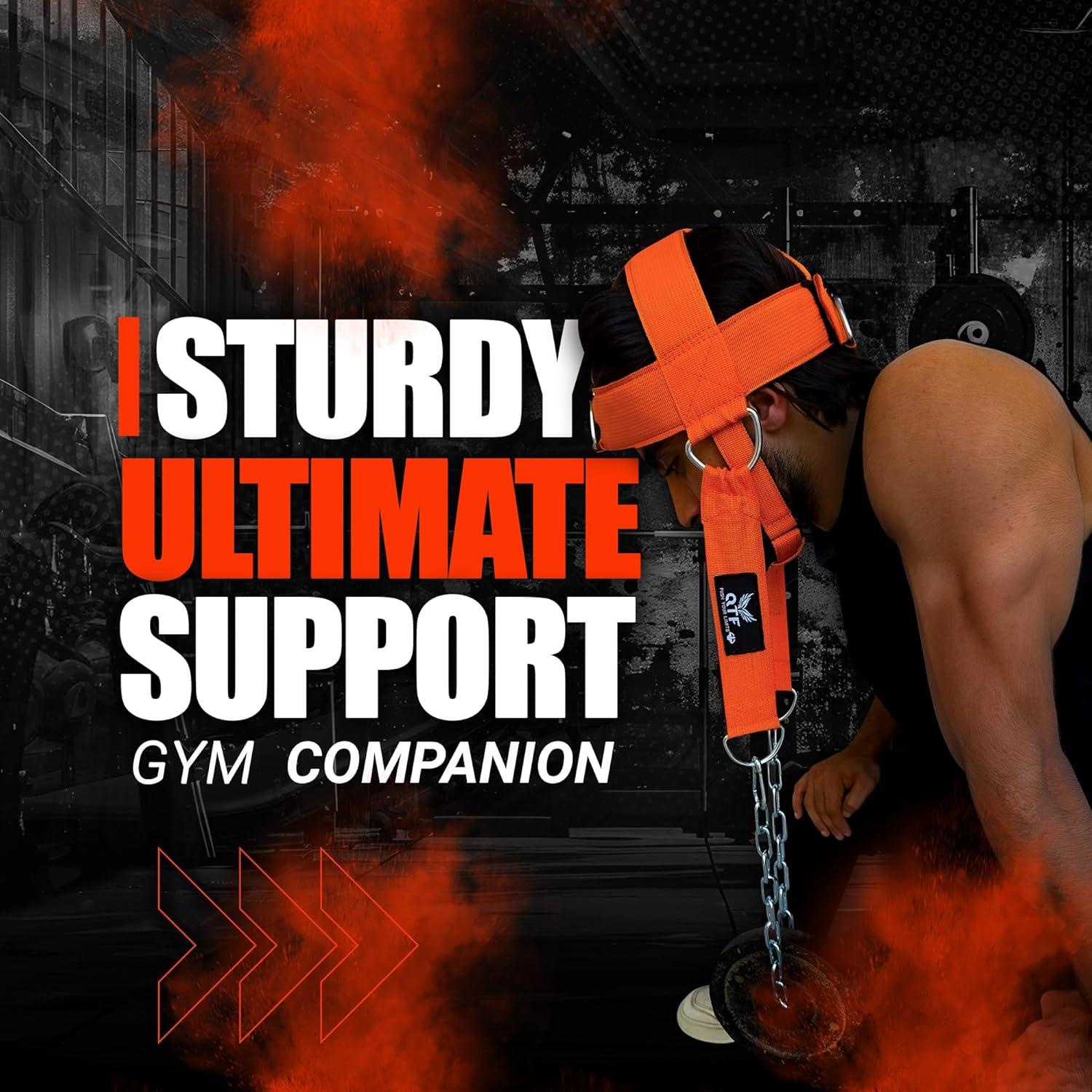 Arnés de Cuello QTF para Levantamiento de Pesas - Neopreno