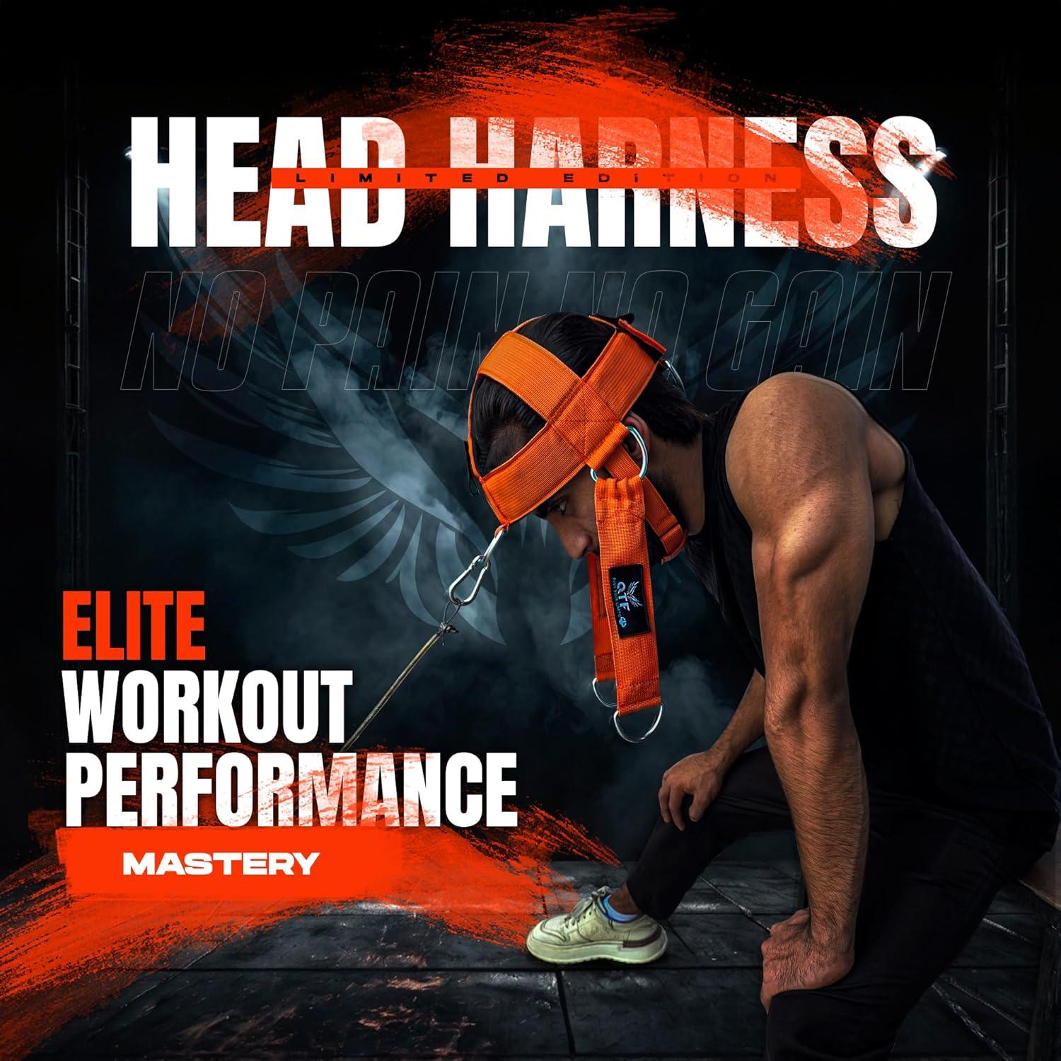 Arnés de Cuello QTF para Levantamiento de Pesas - Neopreno