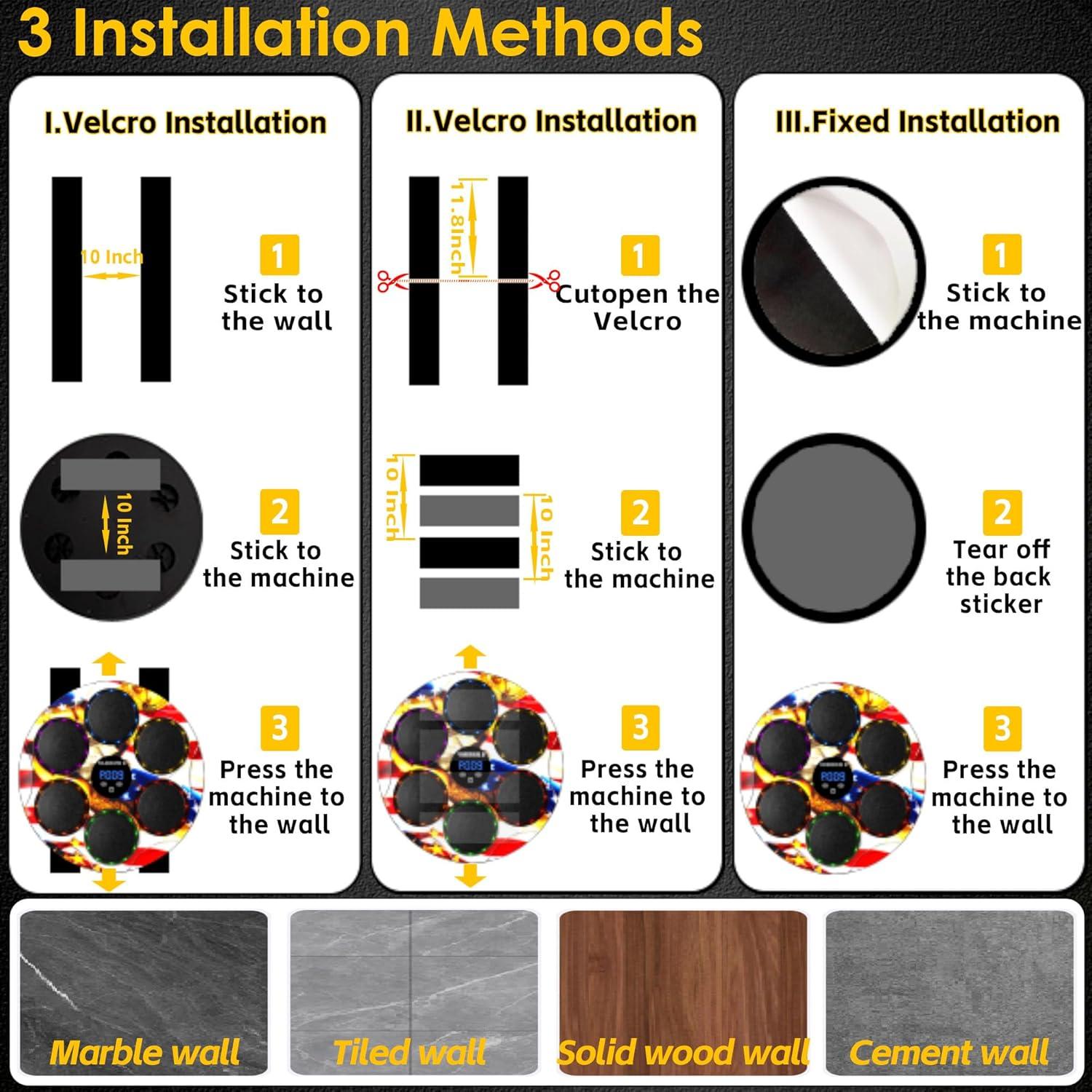 Máquina de Boxeo Musical SHUBOLE PW-030 con Guantes y LED