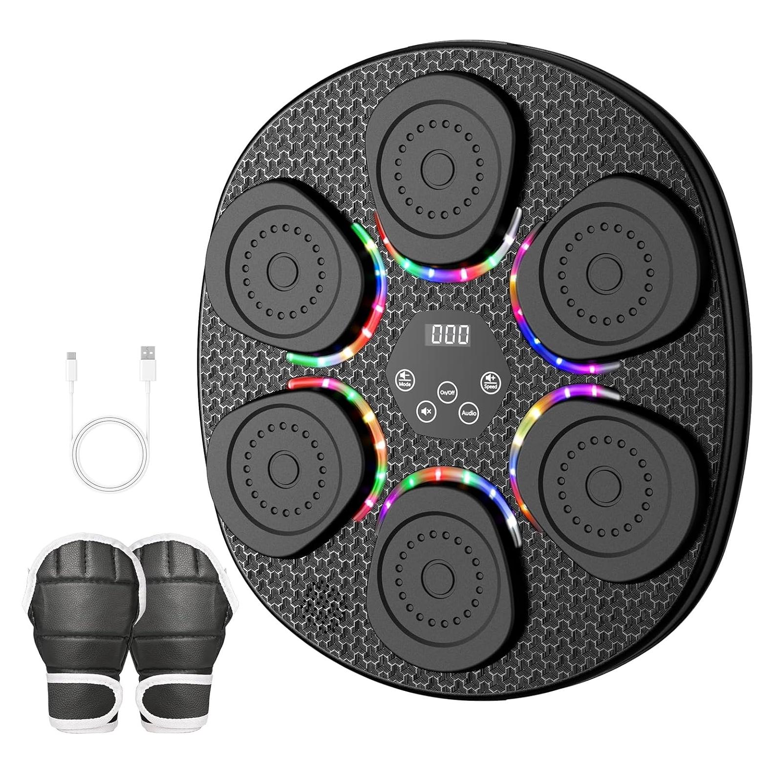 Máquina de Boxeo Musical Hlthair para Niños y Adultos, 9 Modos