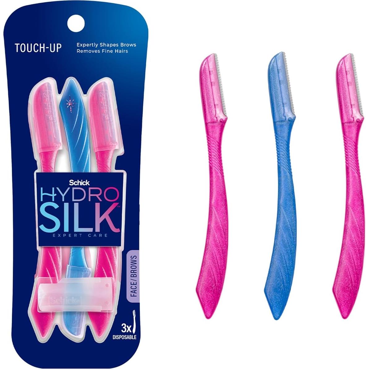 Afeitadora Facial Schick Hydro Silk Touch-Up 3 Piezas