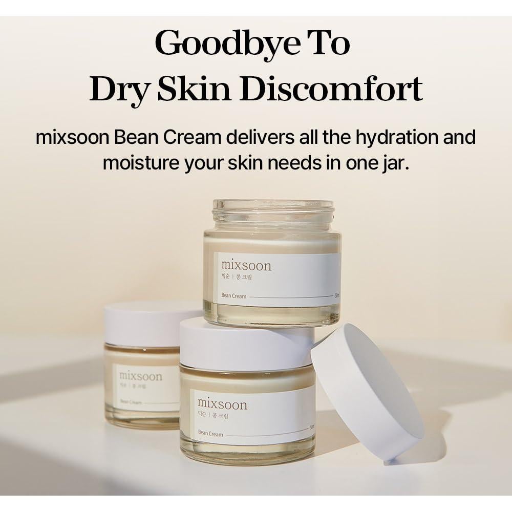 Crema Facial Hidratante Mixsoon 50ml - Cuidado Piel Suave