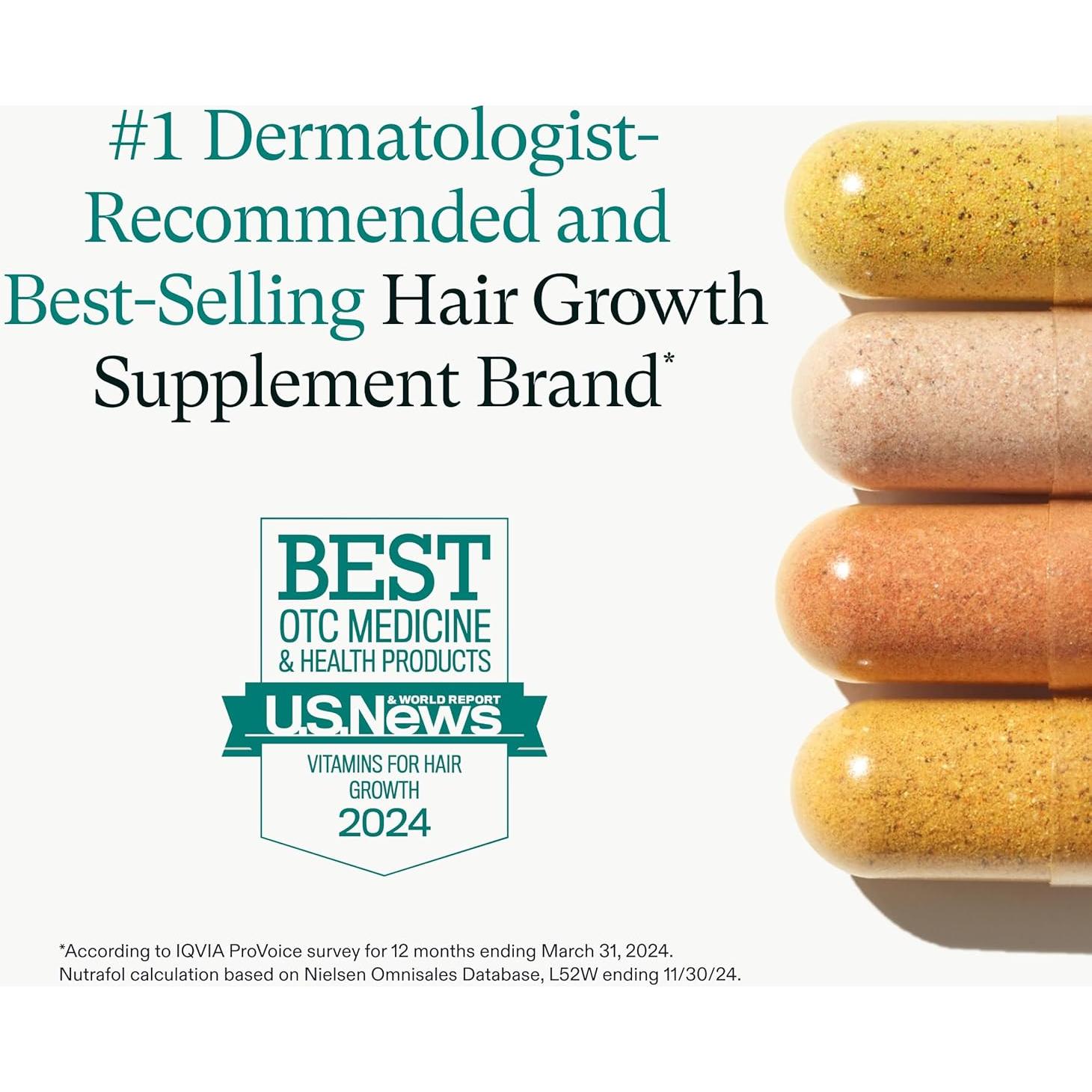 Suplemento Crecimiento Capilar Nutrafol Mujeres 45+ 1 Mes