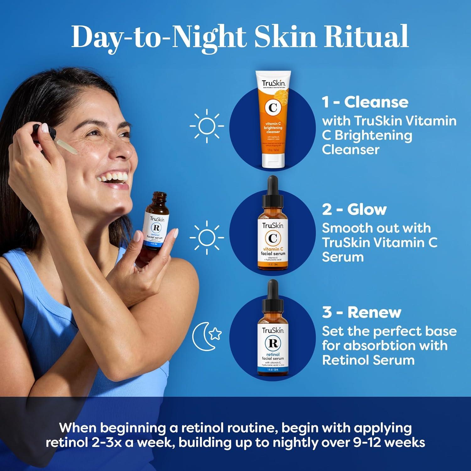 Suero de Retinol TruSkin 30 ml - Anti-Envejecimiento Suave