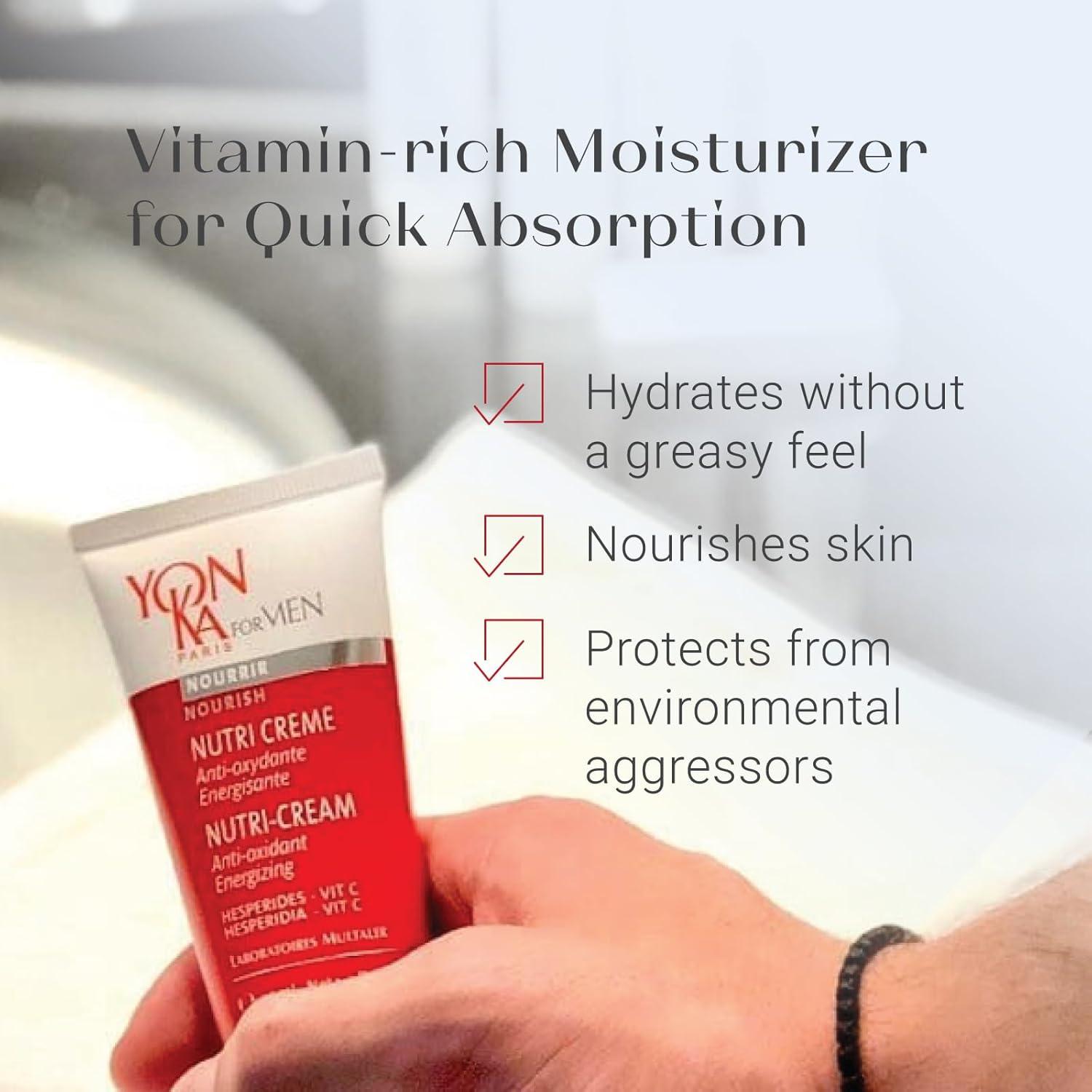 Crema Nutritiva Facial para Hombres Yon-Ka 40ml Hidratante