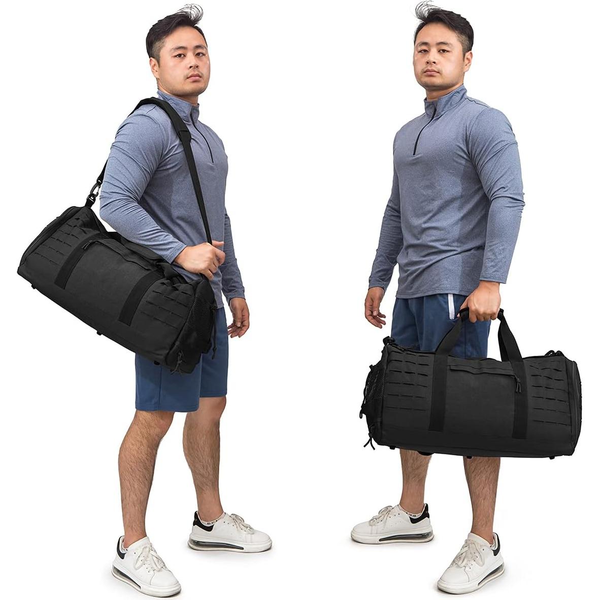 Bolsa de Deporte QT&QY Táctica 40L Impermeable para Gym