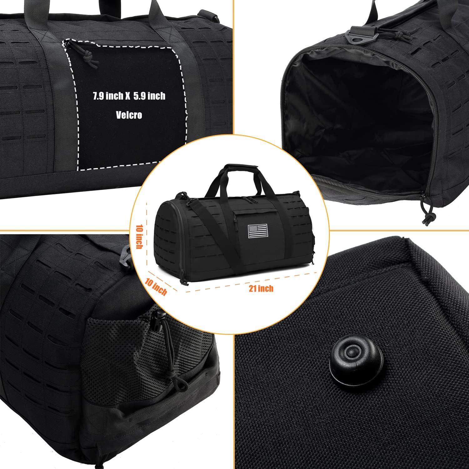 Bolsa de Deporte QT&QY Táctica 40L Impermeable para Gym