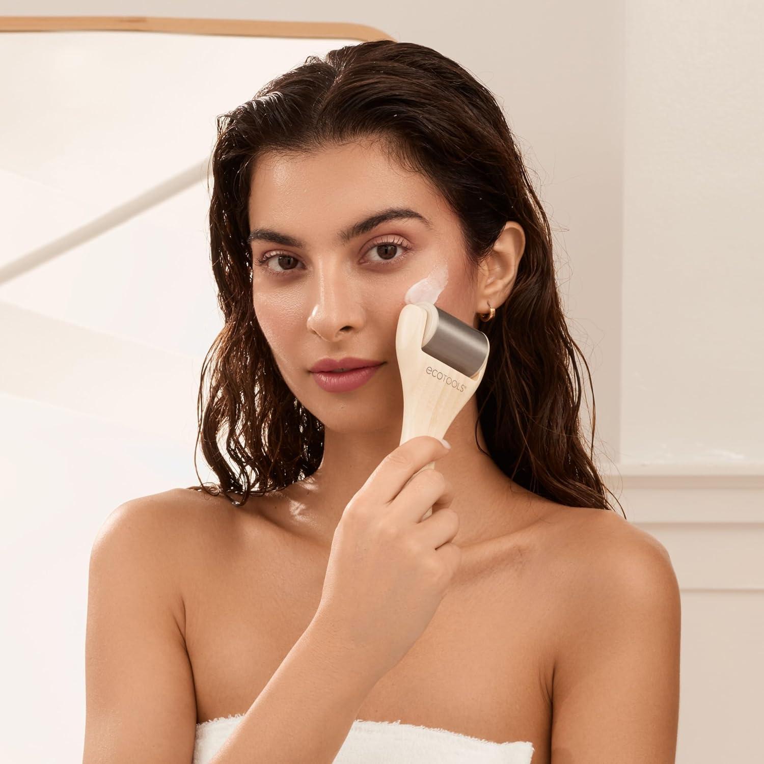 Rodillo de Hielo EcoTools para Cara y Cuello, Acero Inoxidable