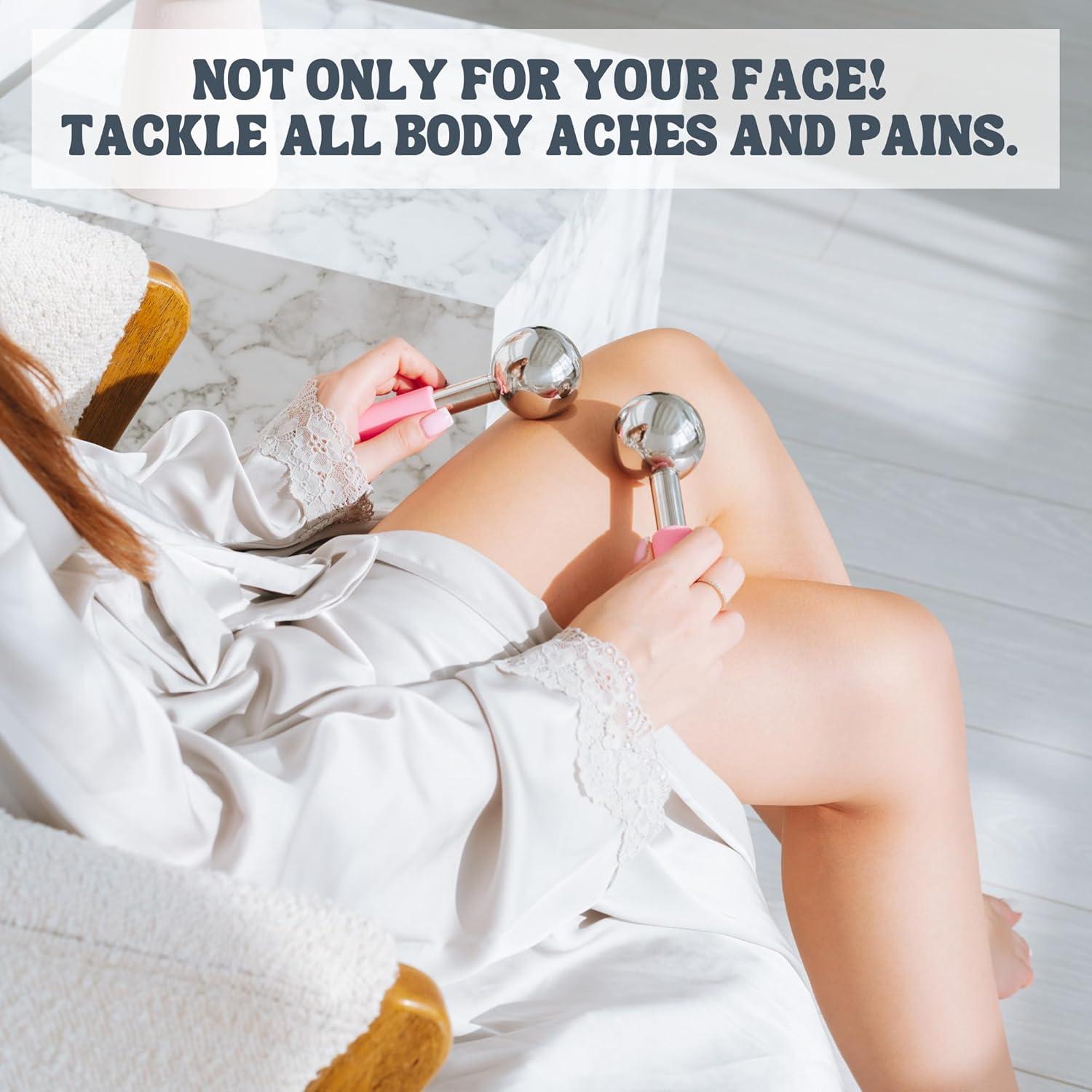 Esferas de Hielo Eli con Amor - Rodillo Facial 2X - Blanco