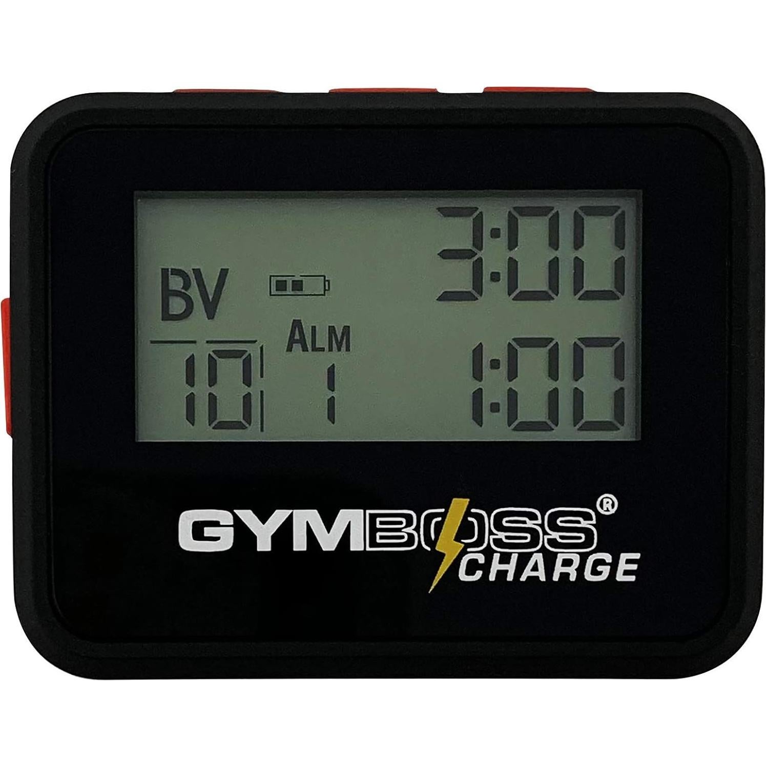 Temporizador de Intervalos Gymboss Charge - Negro/Rojo