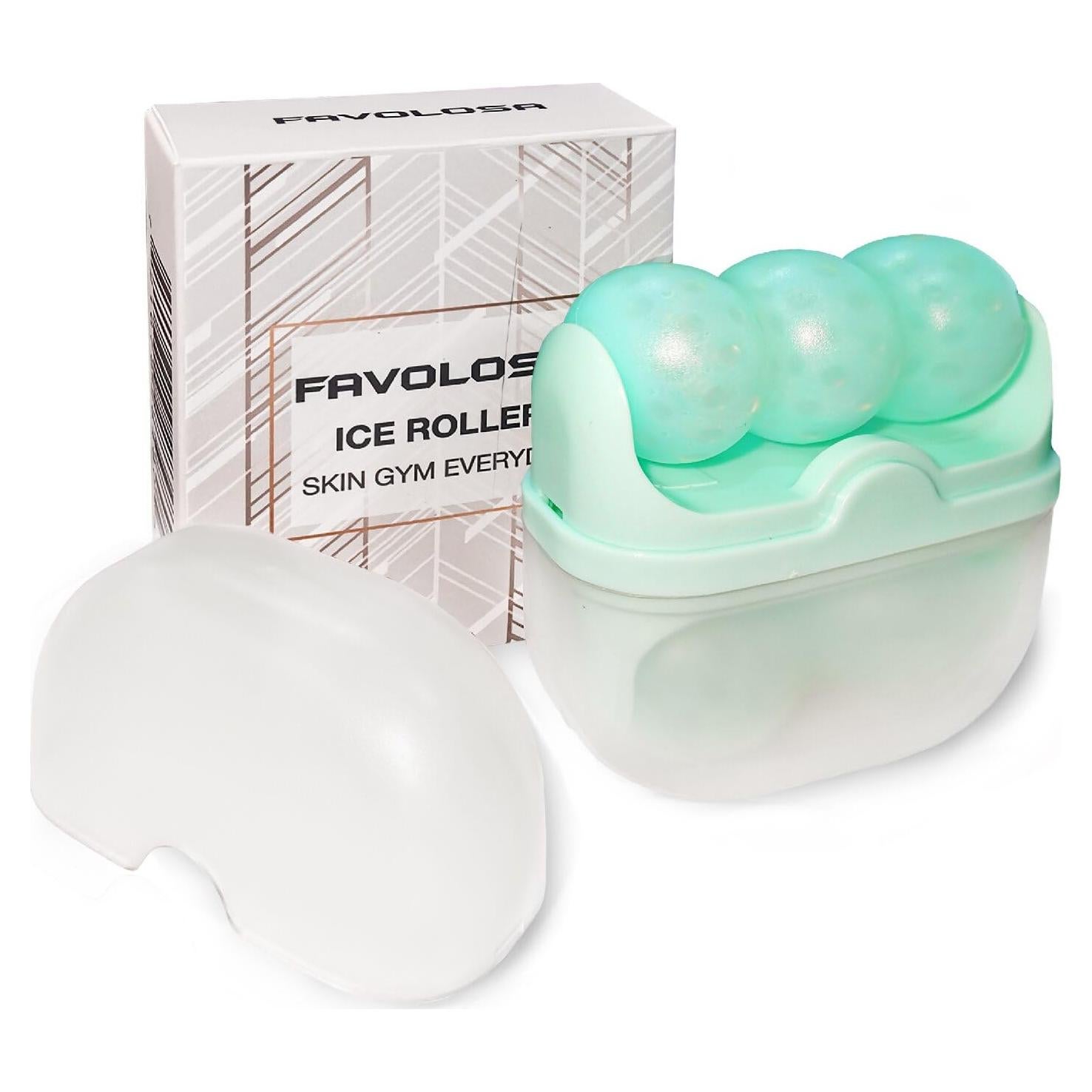 Rodillo de Hielo Favolosa 2-en-1 Facial y Ocular Verde
