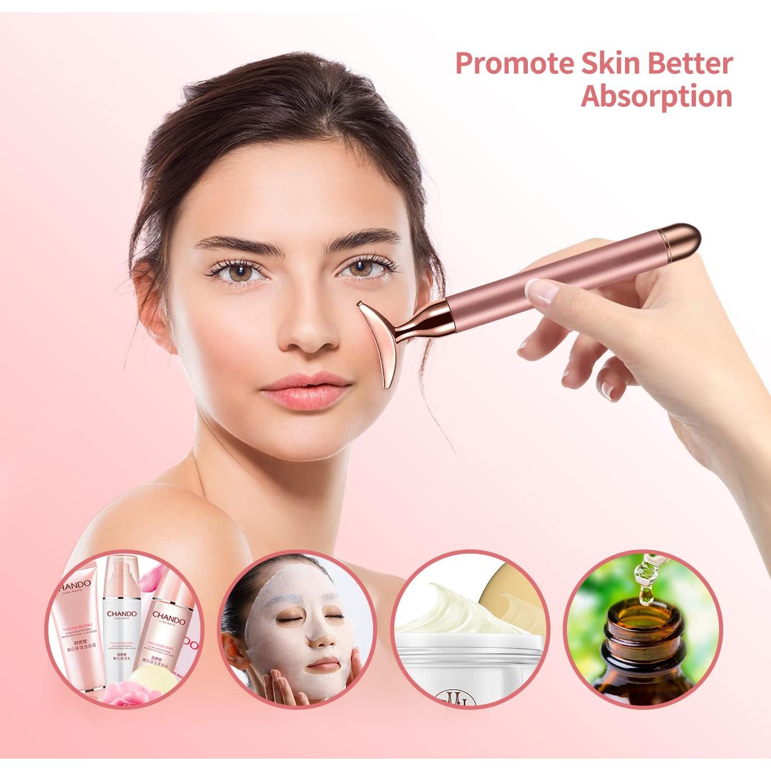 Rodillo de Masaje Facial 2 en 1 SSGP 3D y Eléctrico