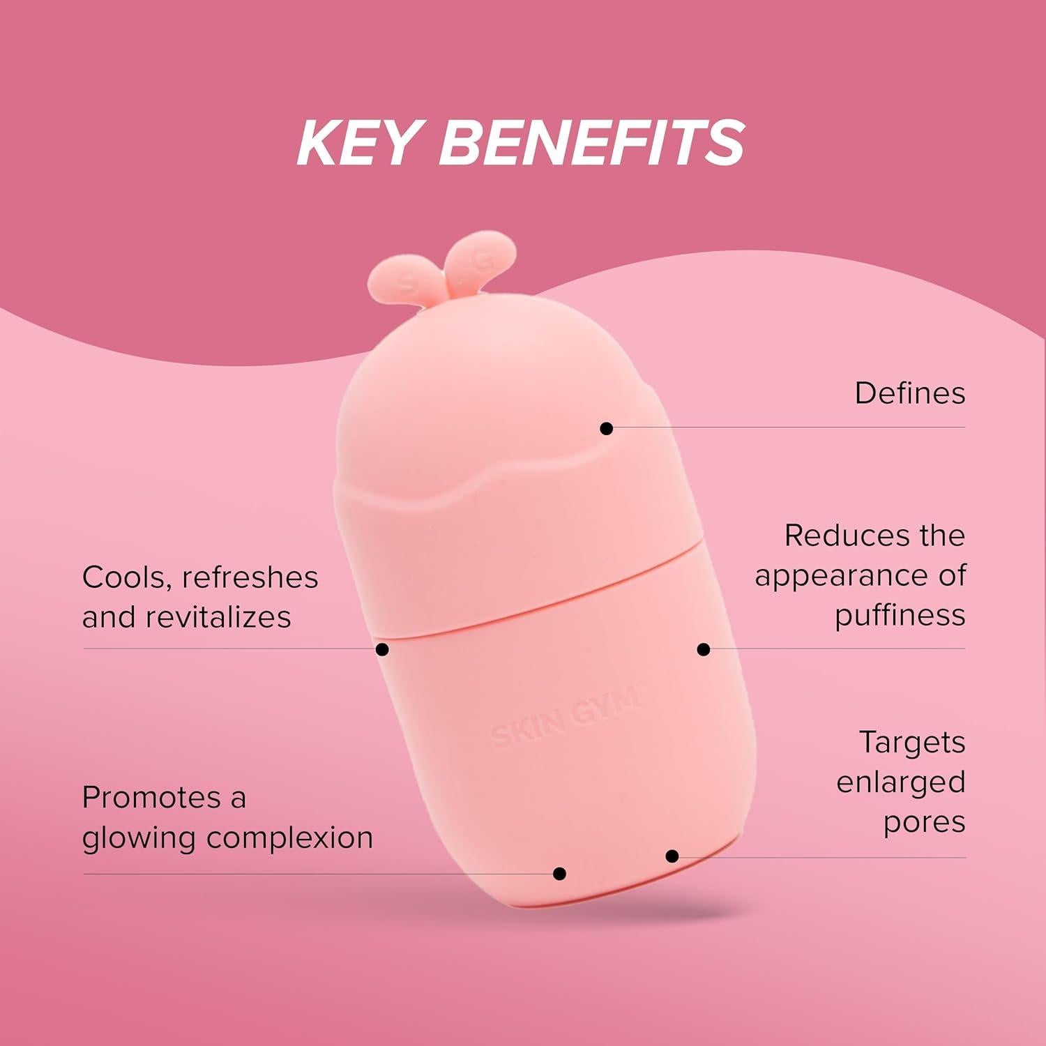 Rodillo de Hielo Skin Gym LP009 para la Cara 15x7cm