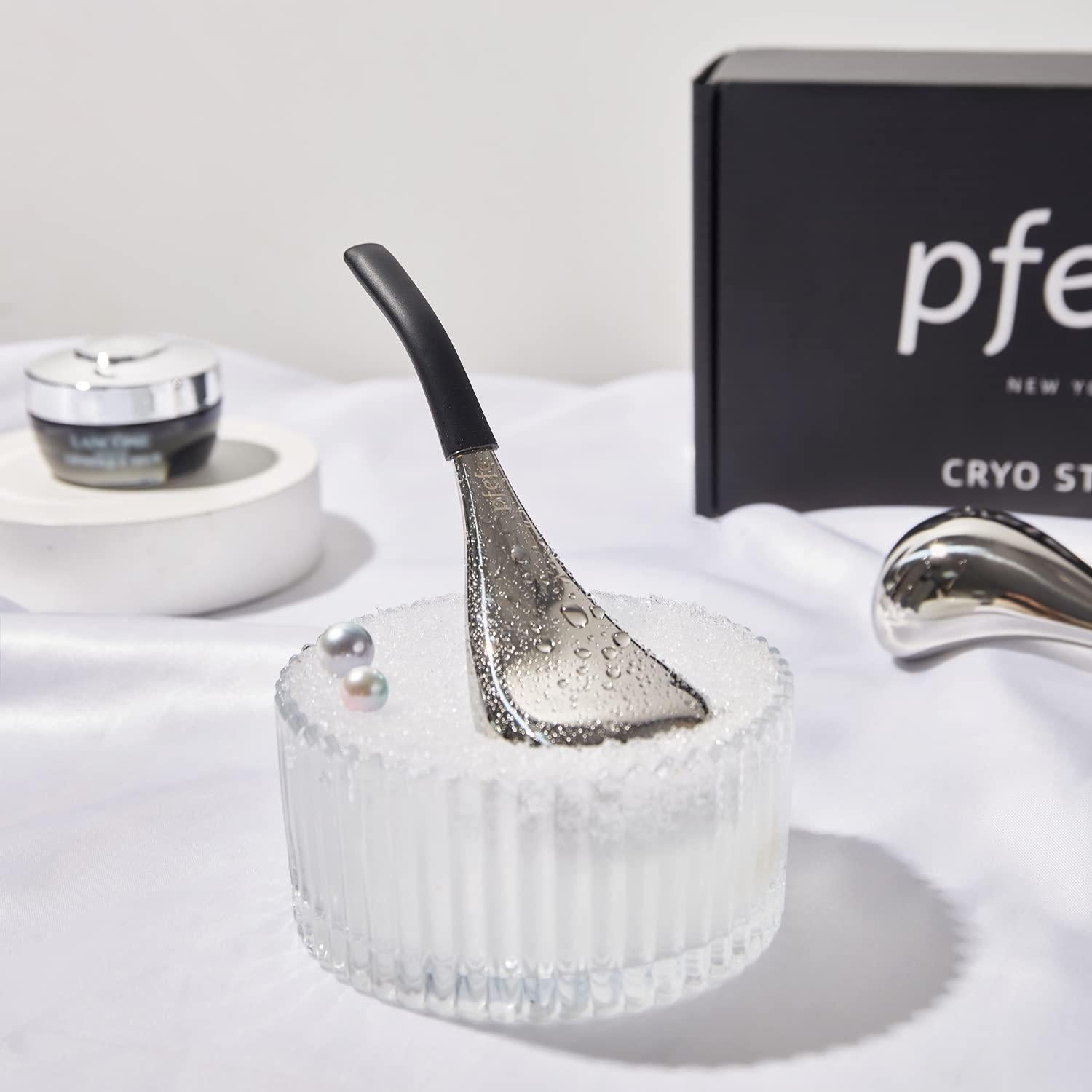 Palos de Hielo Facial Acero Inoxidable 2 Piezas Spa