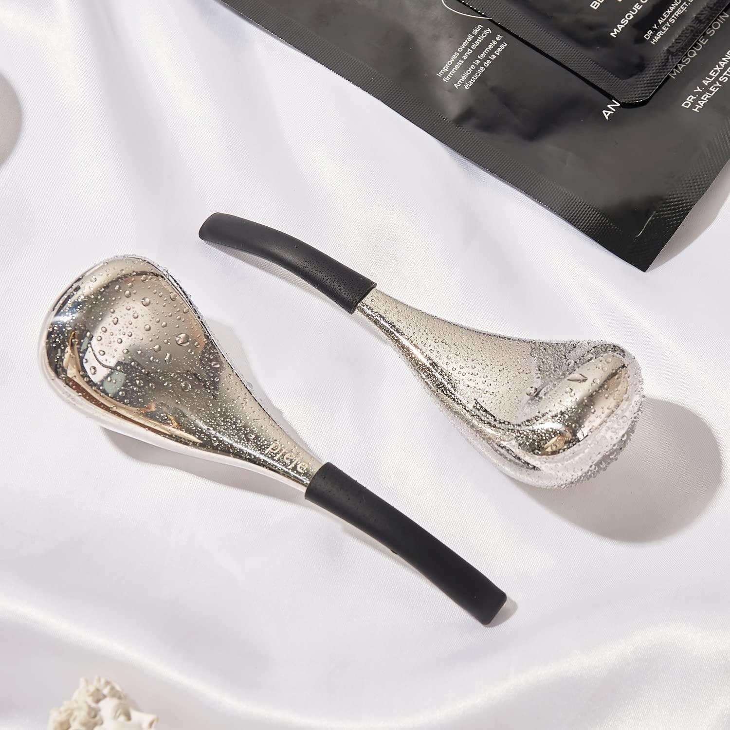 Palos de Hielo Facial Acero Inoxidable 2 Piezas Spa