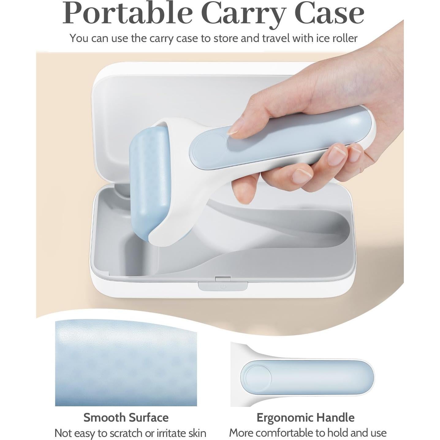 Rodillo de Hielo MORGLES Facial Premium para Hinchazón y Ojeras