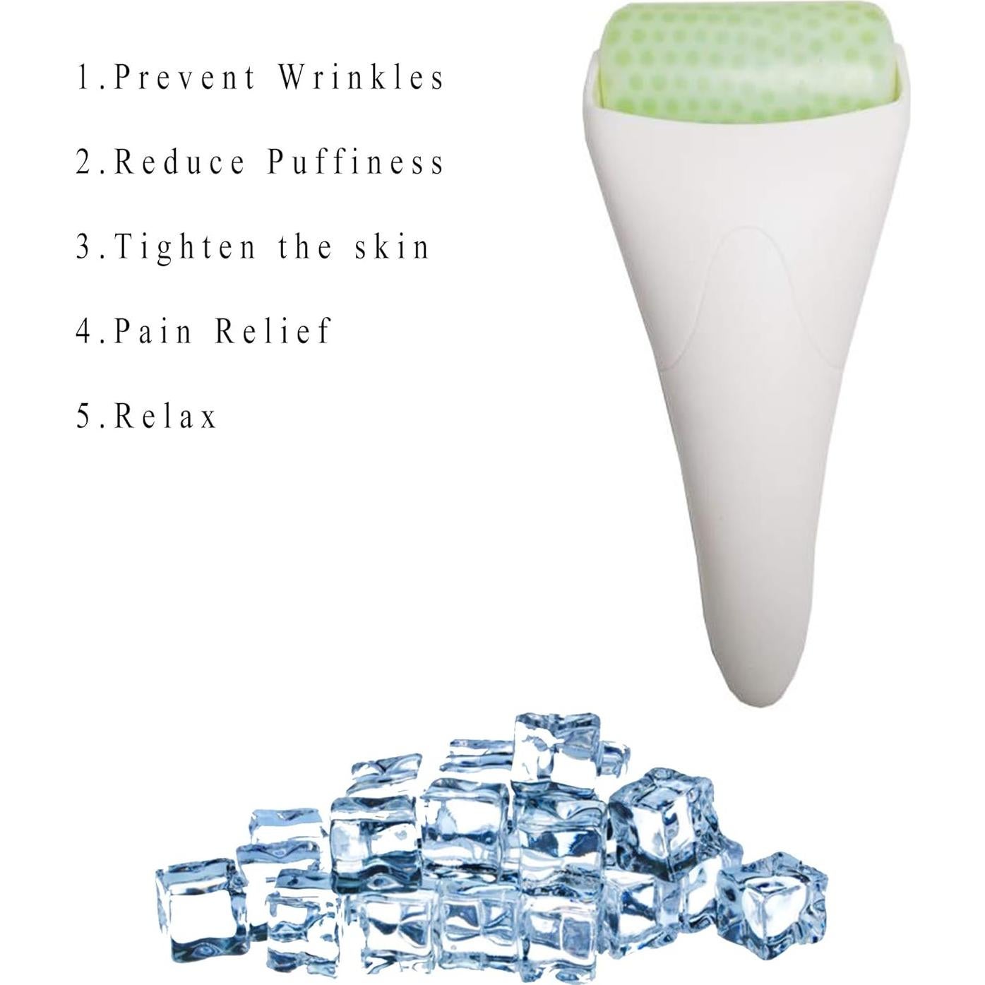 Rodillo de Hielo y Jade Chikoni 3 en 1 Masaje Facial