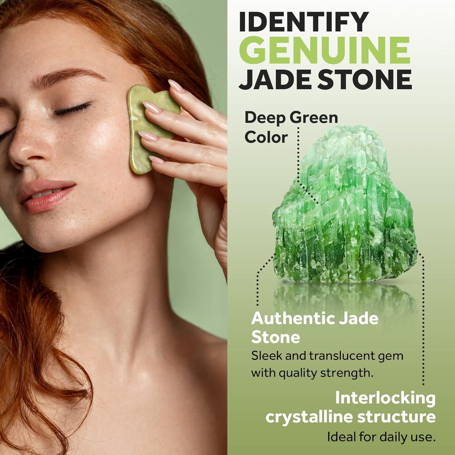 Rodillo de Jade MATYKOS y Gua Sha - Antienvejecimiento