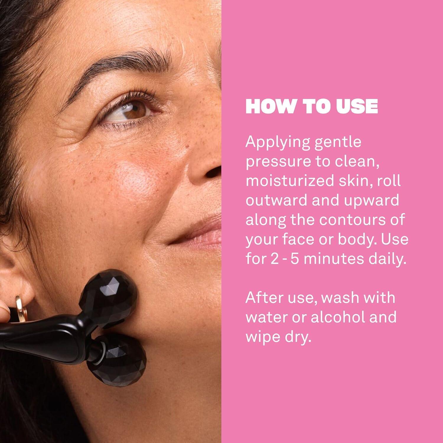 Rodillo Facial BABE ORIGINAL Doble Cabeza Zinc 14.7x5.6cm