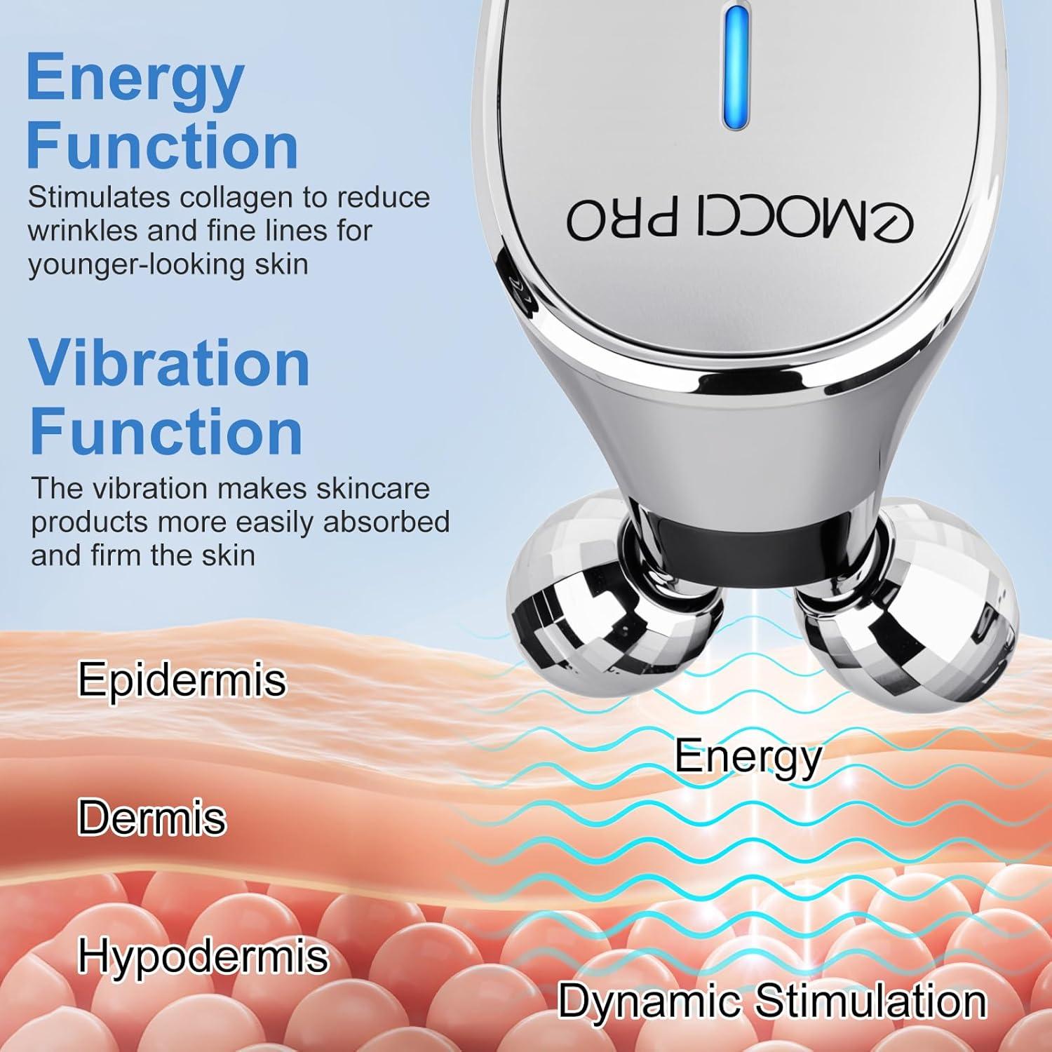 Masajeador Facial Eléctrico EMOCCI PRO para Reafirmar Piel
