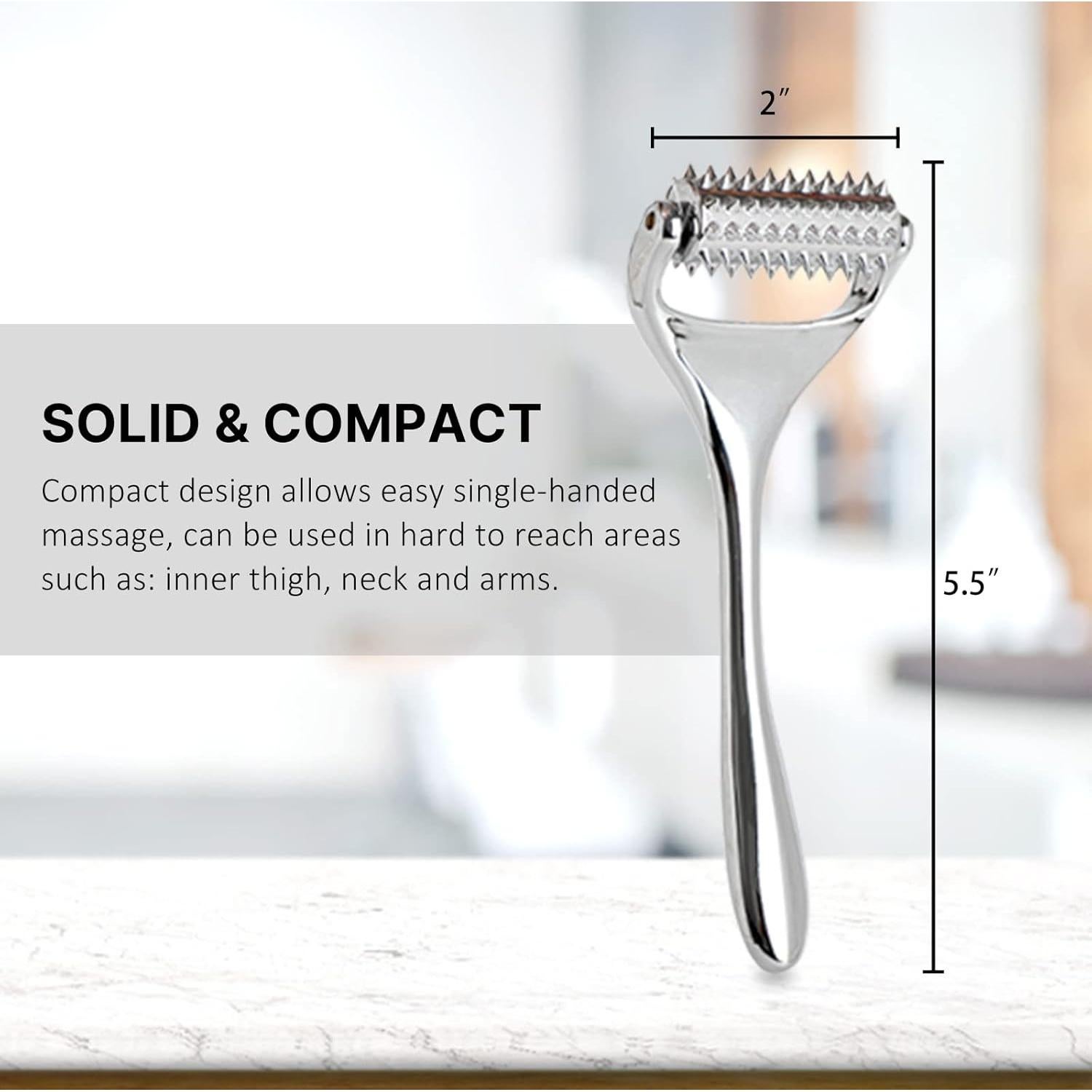 Rodillo de Masaje QooWo 13x4.8cm para Alivio Muscular