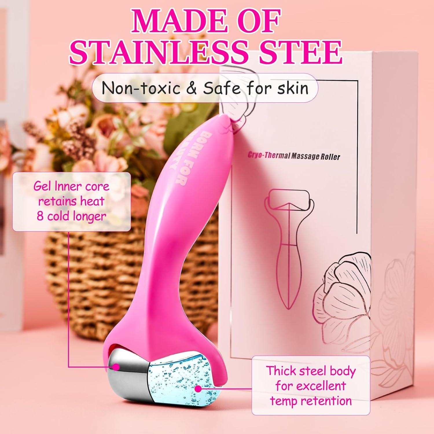 Rodillo de Hielo Facial Running Man BFGLUS-01 360° Acero Inoxidable