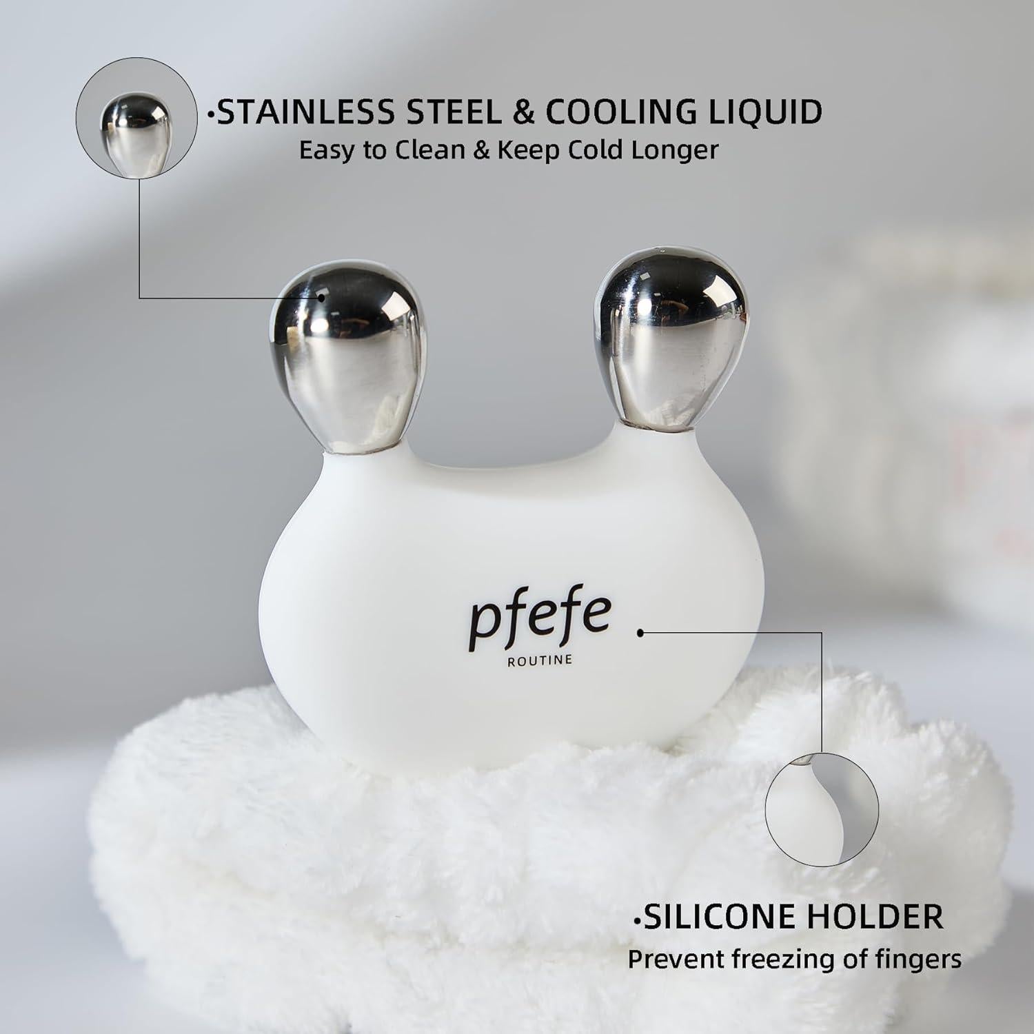 Rascador Gua Sha Conejo PFEFE Acero Inoxidable 6.35x6.60cm