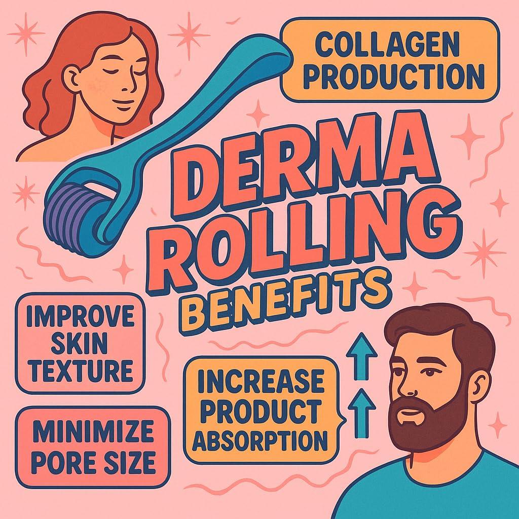 Rodillo Derma Radiant Skin 540 Micropuntos Acero Inoxidable