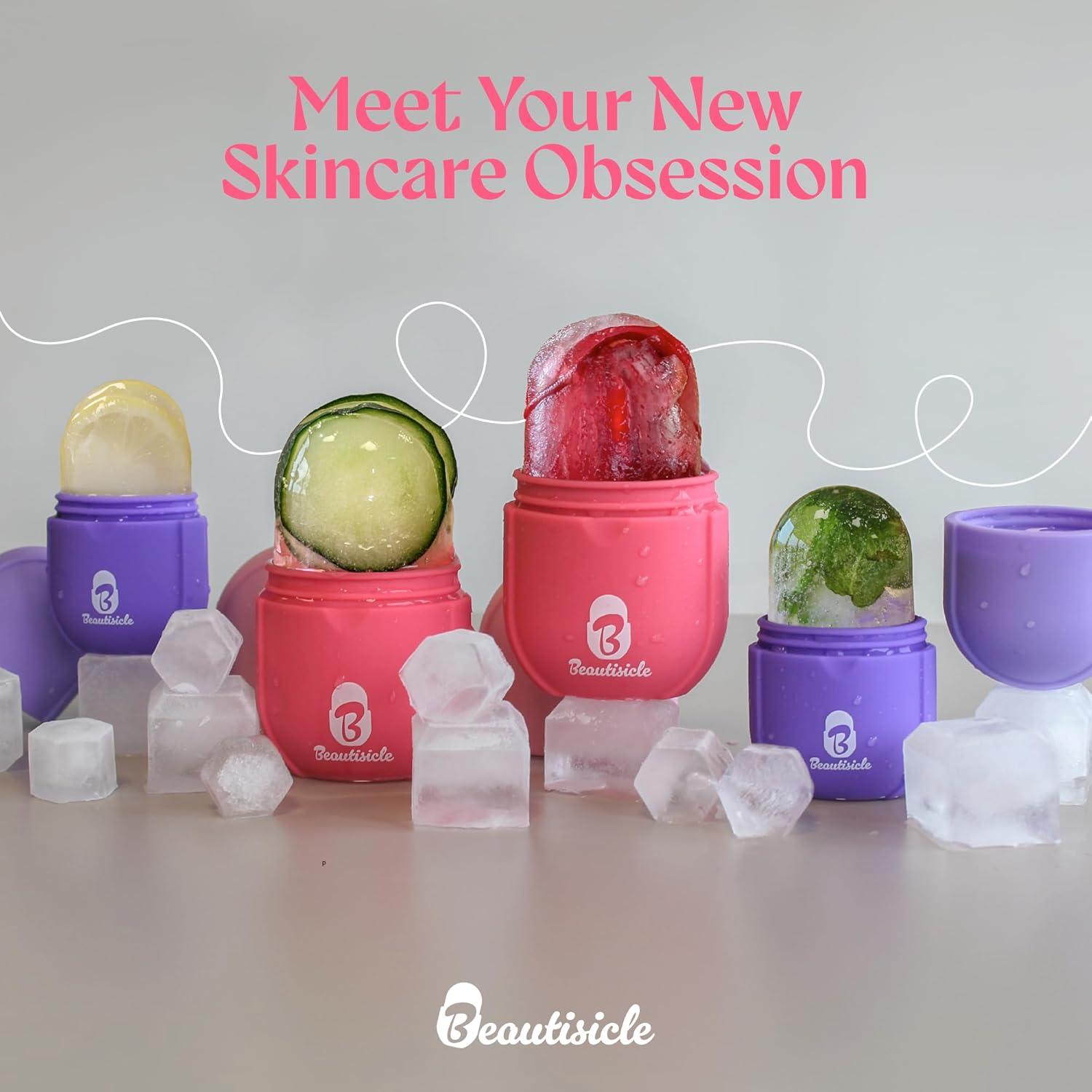 Rodillo de Hielo Beautisicle - Paquete de 2 Rodillos Faciales