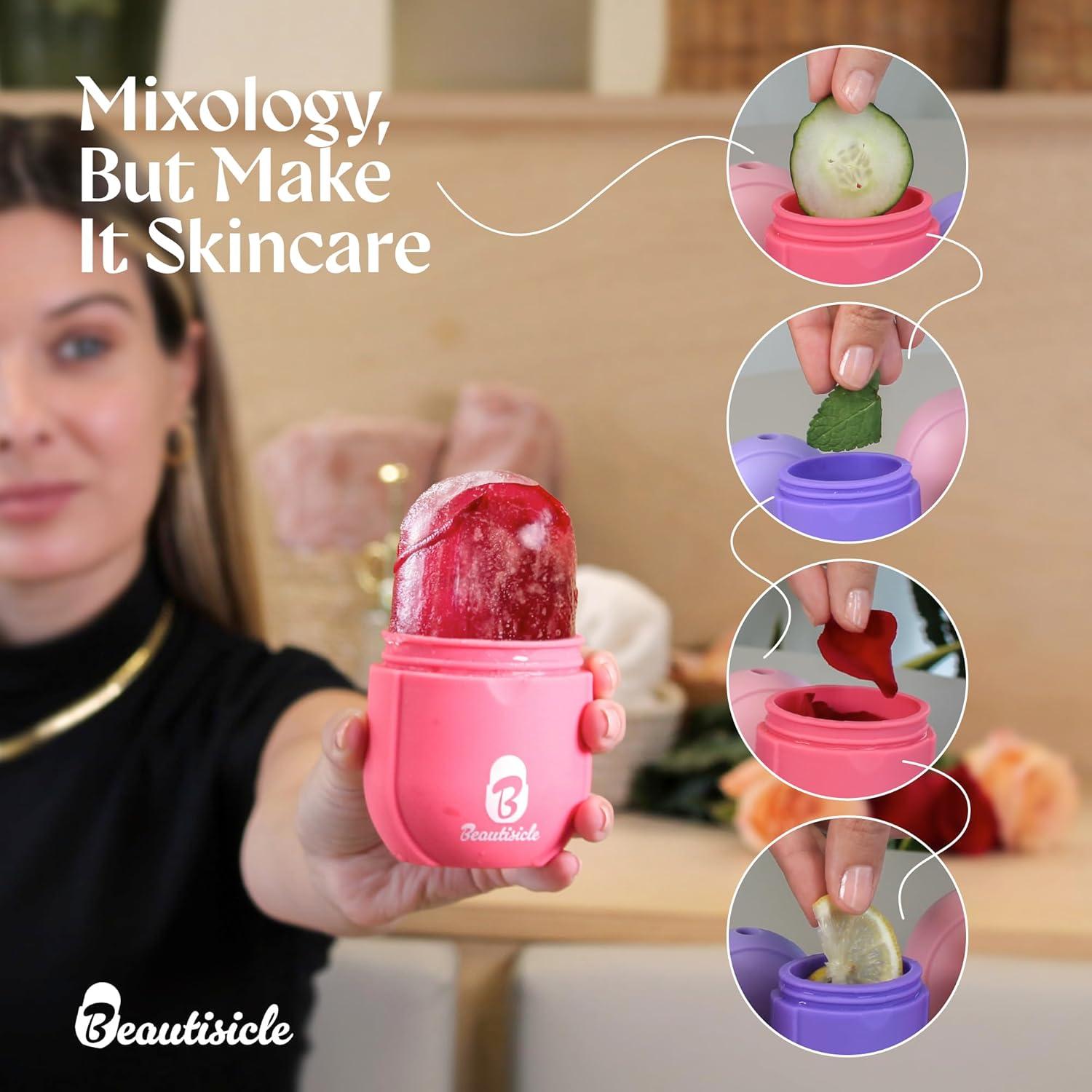 Rodillo de Hielo Beautisicle - Paquete de 2 Rodillos Faciales