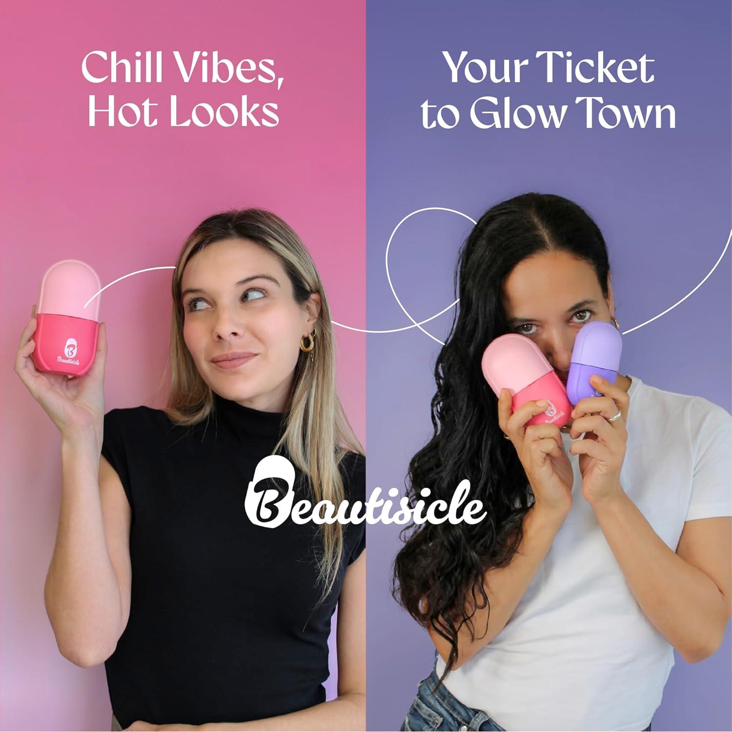 Rodillo de Hielo Beautisicle - Paquete de 2 Rodillos Faciales