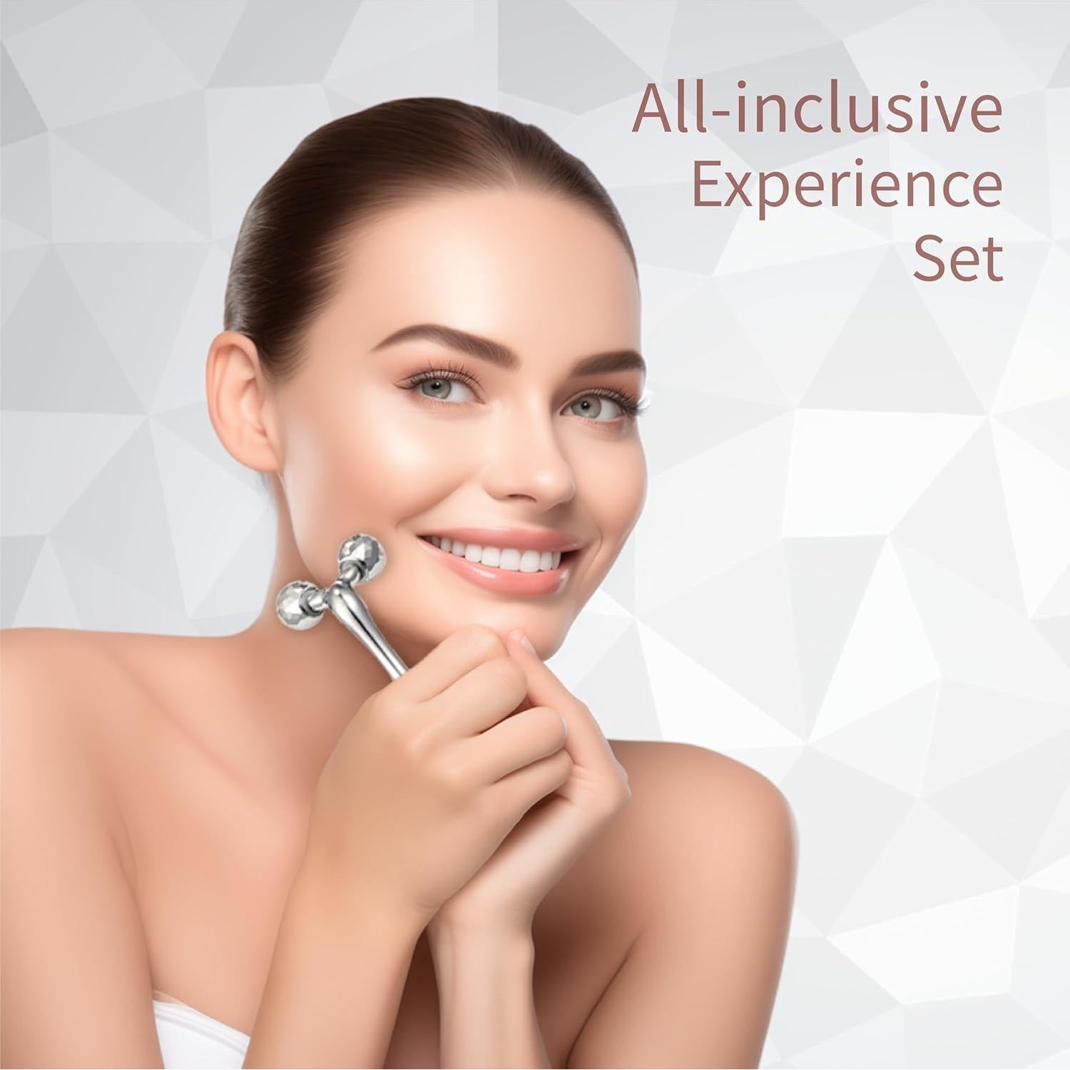 Rodillo de Masaje Facial KEZIAHXU 4-en-1 para Piel