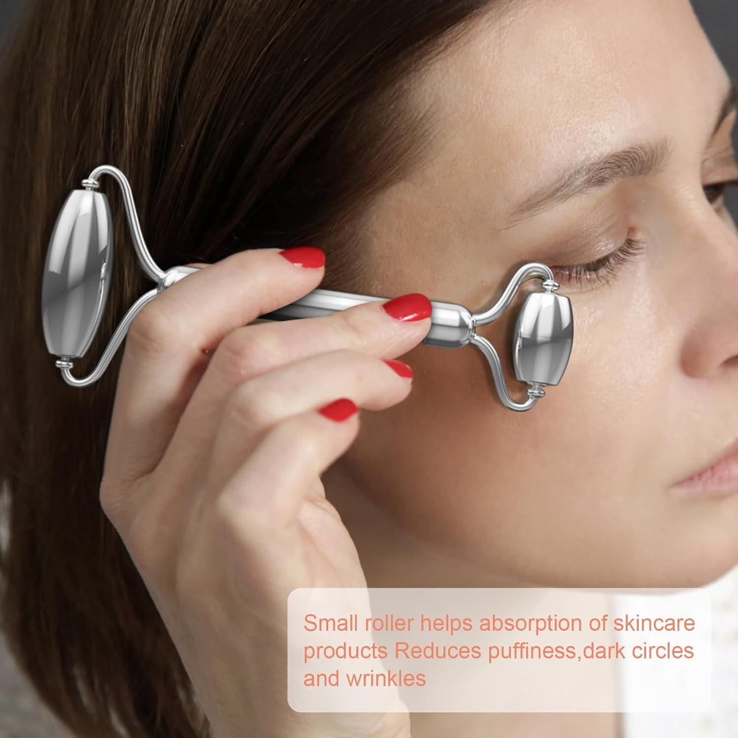 Rodillo Gua Sha HAZUU Acero Inoxidable Antienvejecimiento