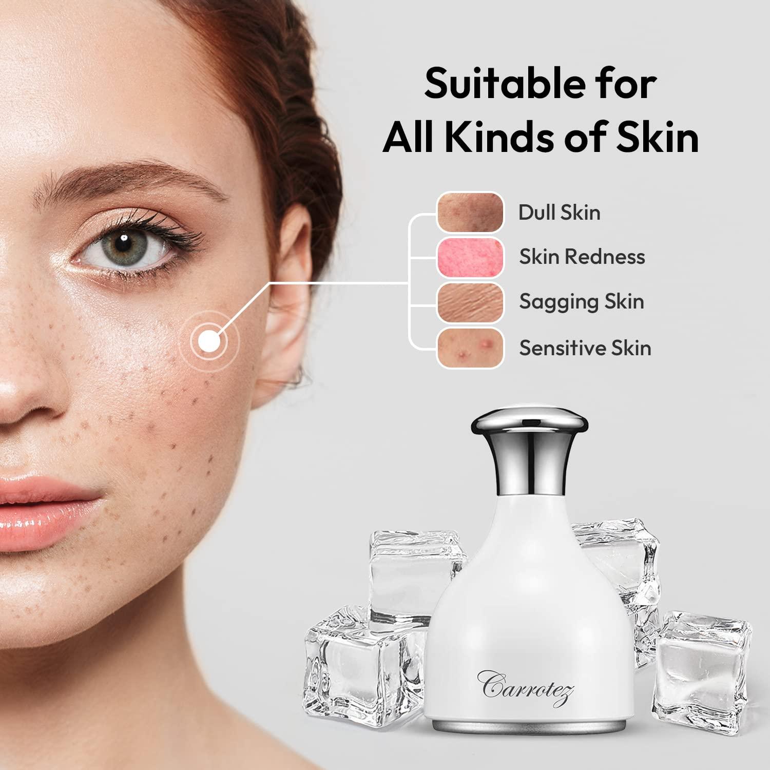 Rodillo de Hielo Carrotez para Cara y Ojos - Alivio Facial