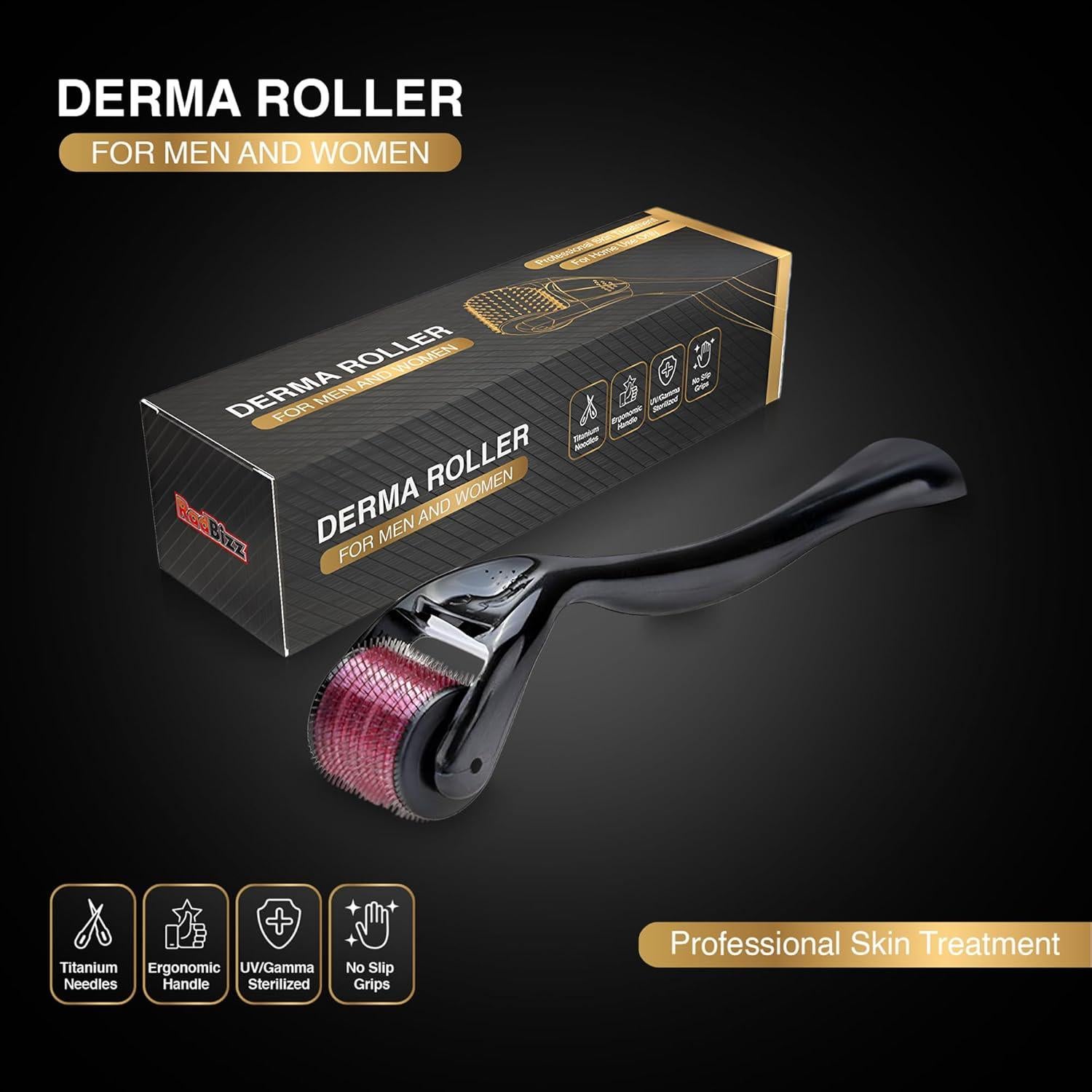 Rodillo Derma Pinsuko 0.25mm con Estuche y Guía