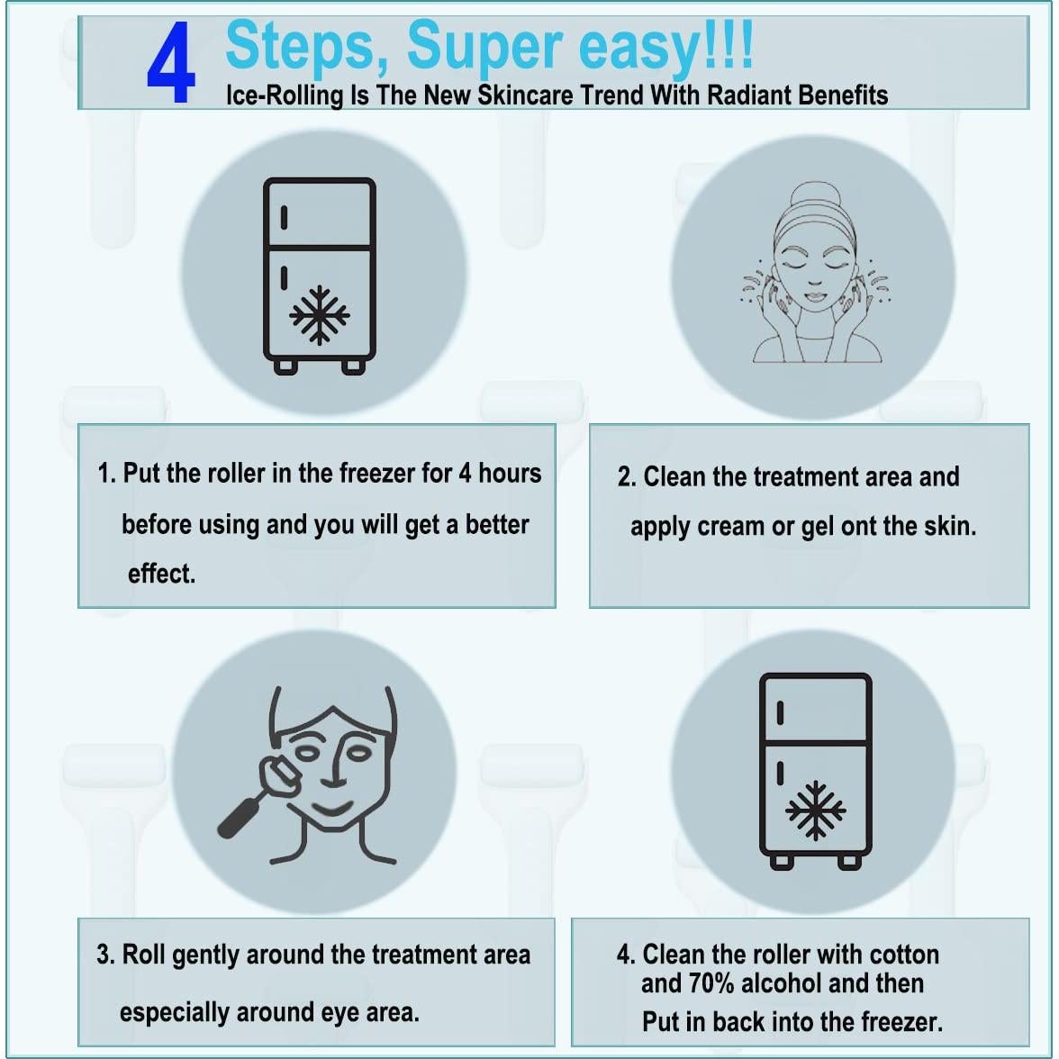 Rodillo de Hielo Angel Kiss S20 para Cara y Ojos