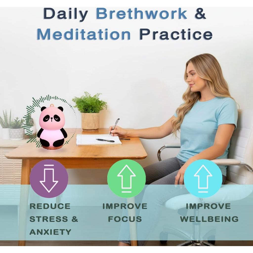 Herramienta de Meditación Visual Panda A030 - Respiración 4-6-8