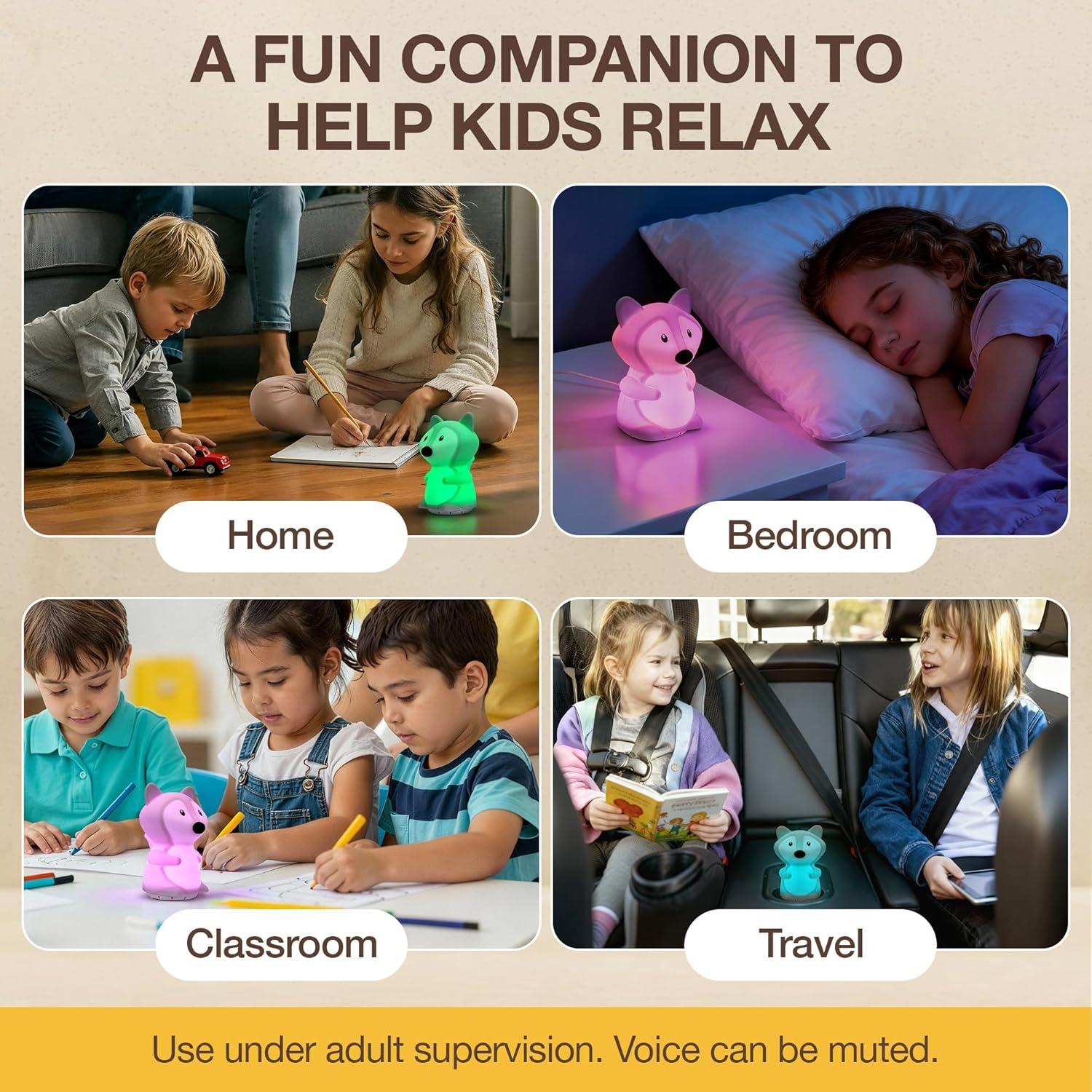 Lámpara de Respiración Hablante SlowRise SR-101 con Luz Calmante