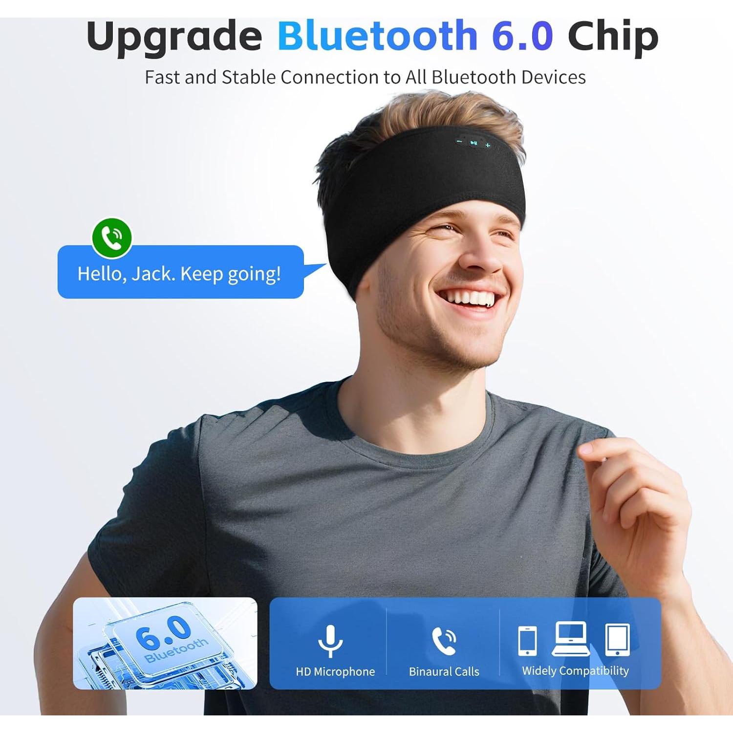 Auriculares para Dormir Bluetooth 6.0 Veeniitosr OLIVER 20h