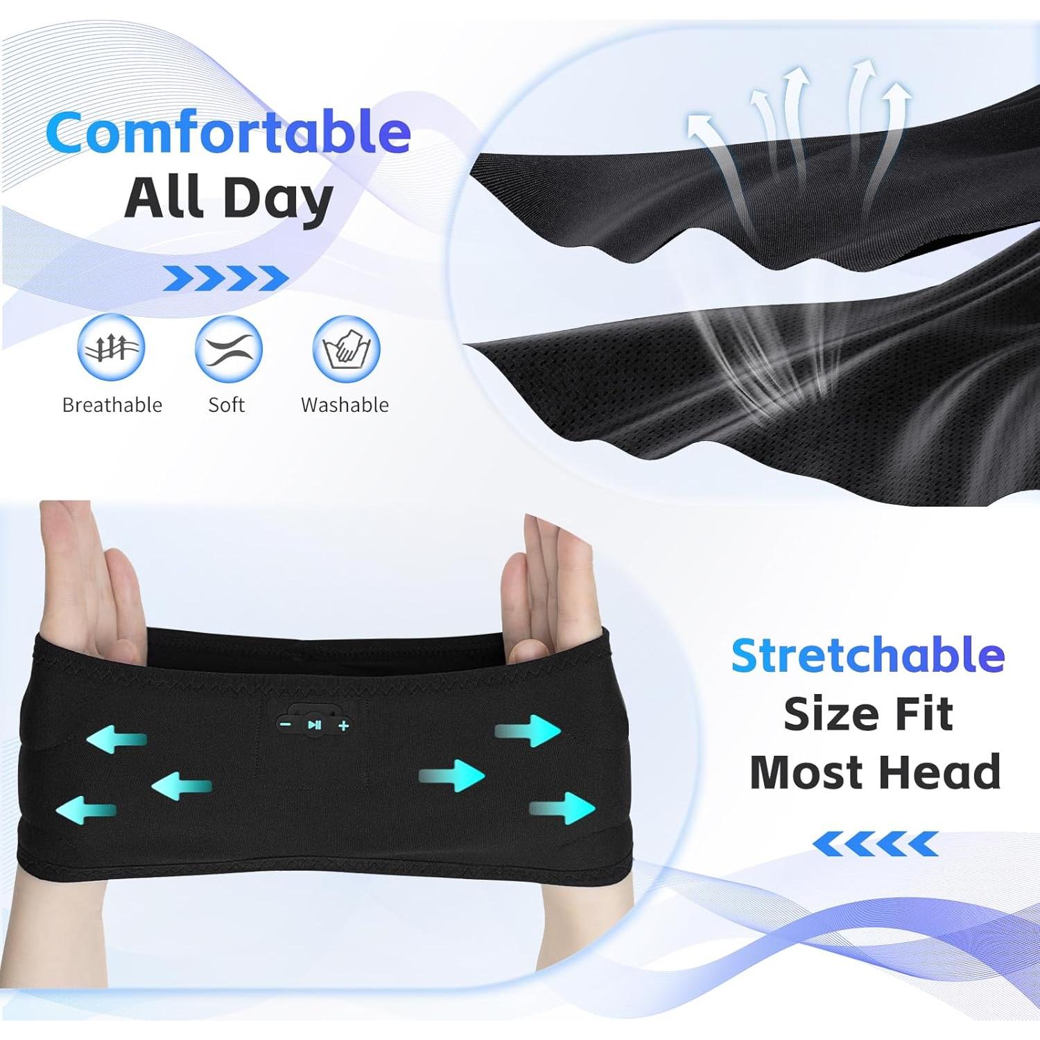 Auriculares para Dormir Bluetooth 6.0 Veeniitosr OLIVER 20h